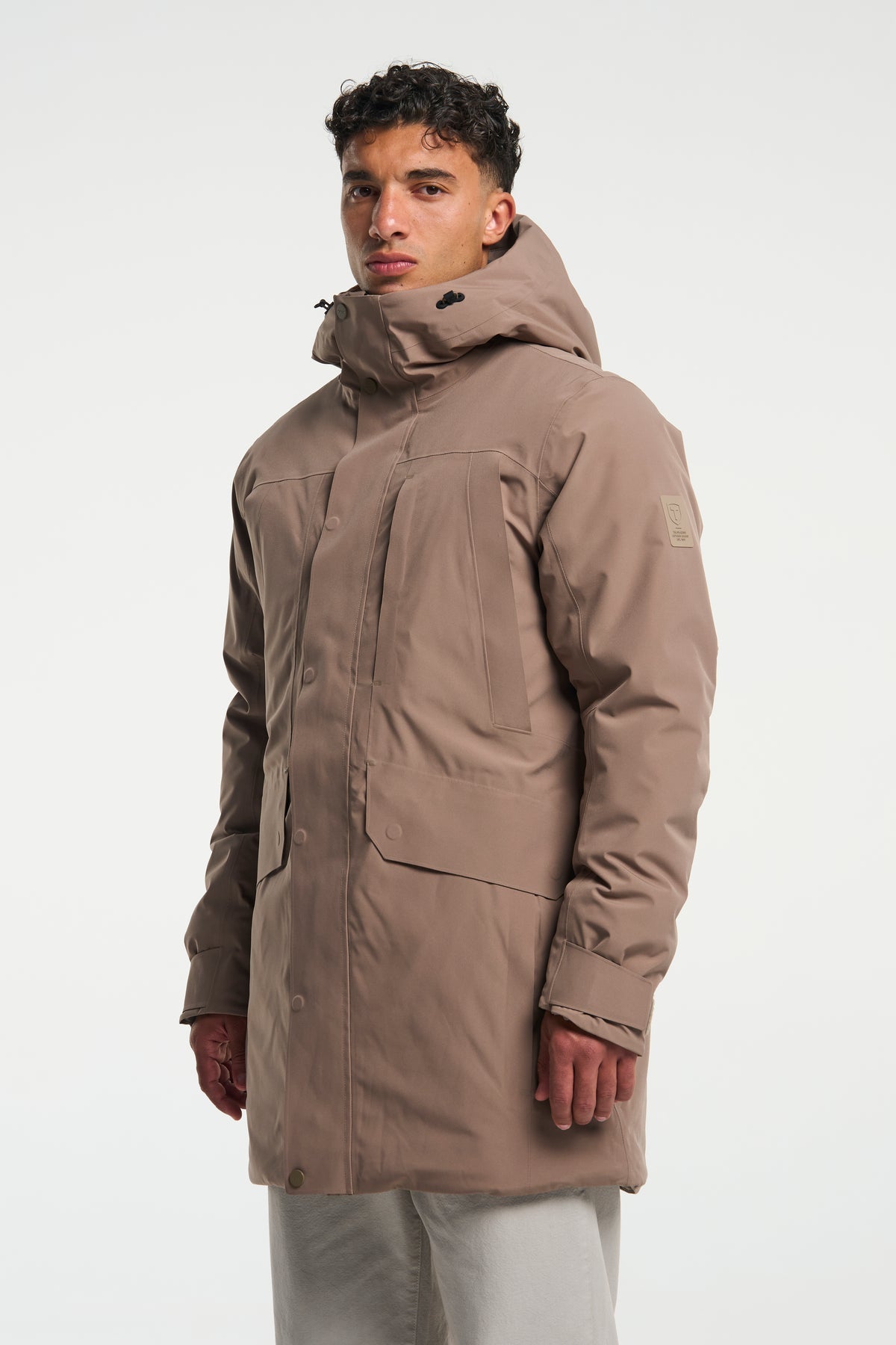 Tenson Vision Storm Parka Men Braun, Produktansicht