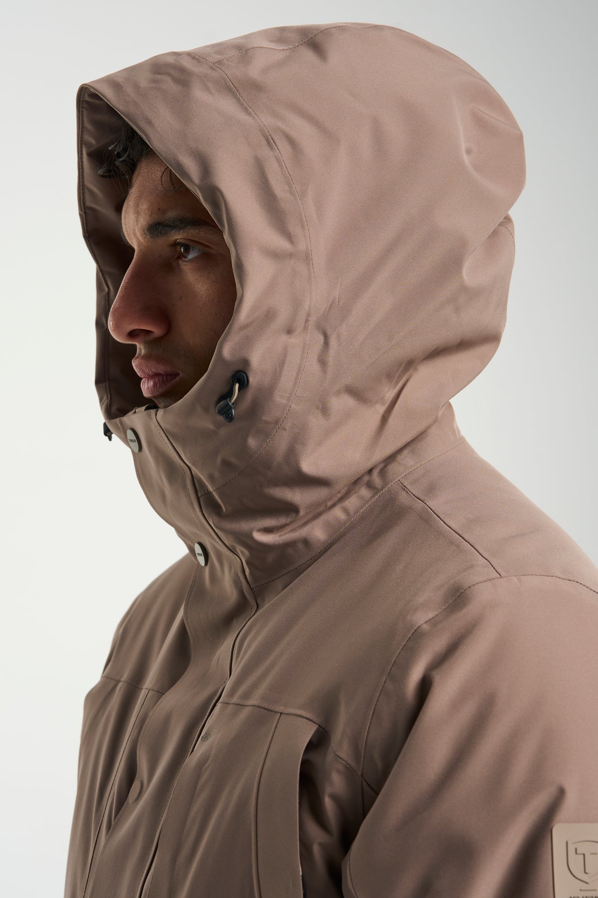Tenson Vision Storm Parka Men Braun, Produktansicht