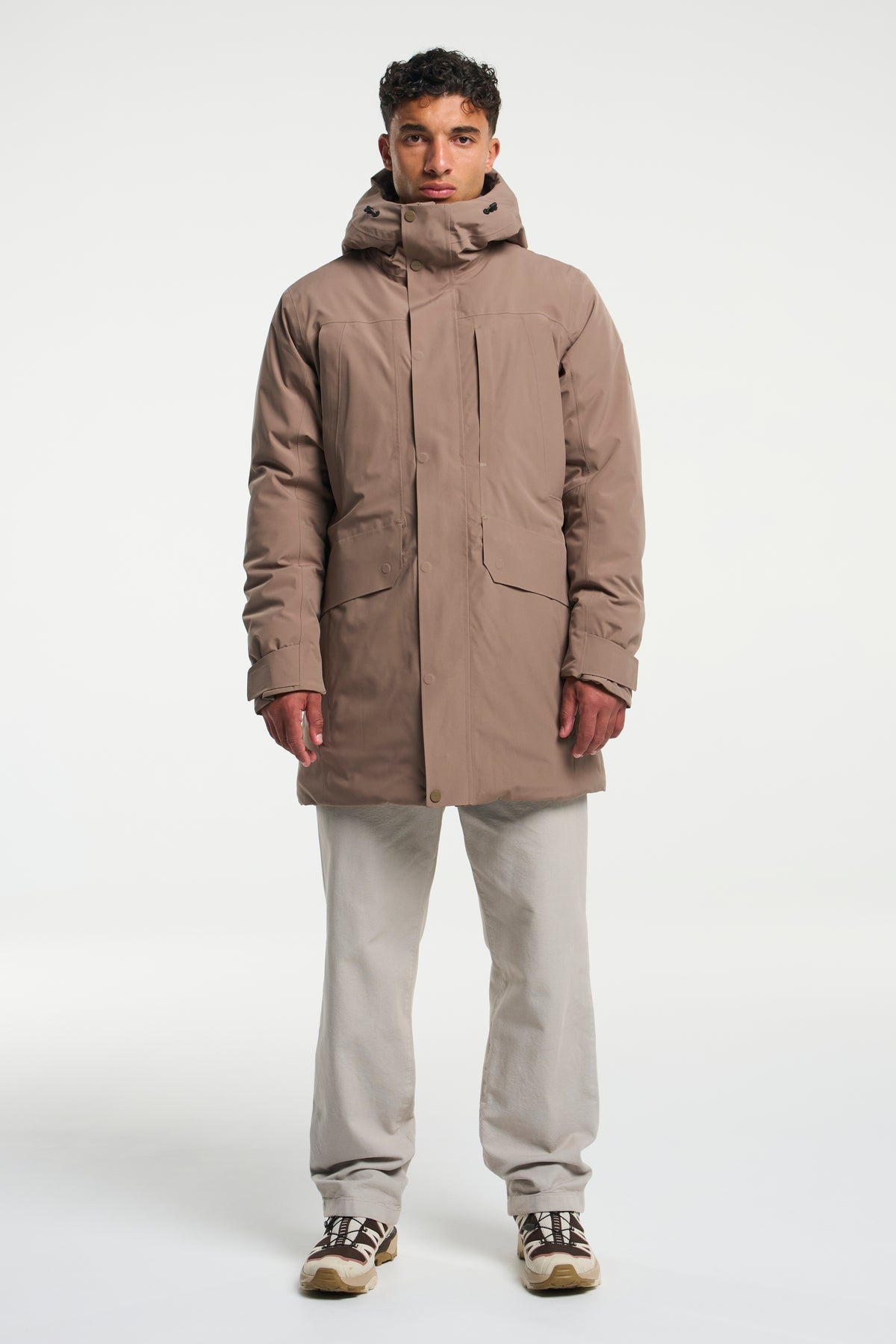 Tenson Vision Storm Parka Men Braun, Produktansicht