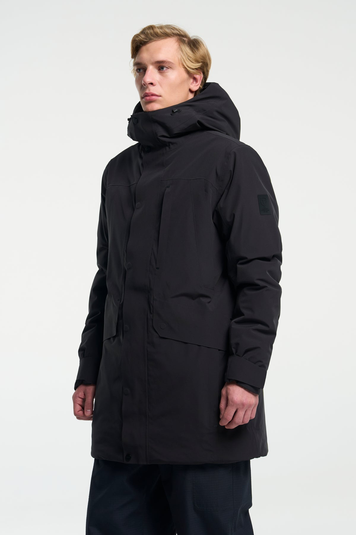 Tenson Vision Storm Parka Men Schwarz, Produktansicht
