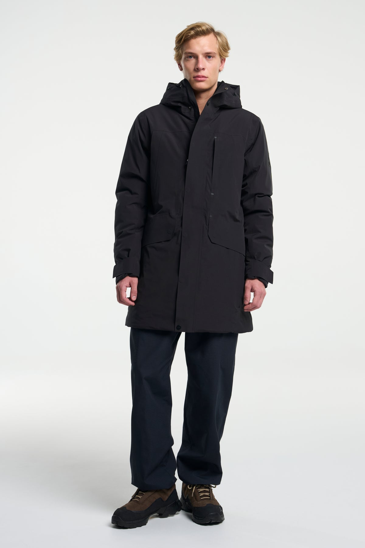 Tenson Vision Storm Parka Men Schwarz, Produktansicht