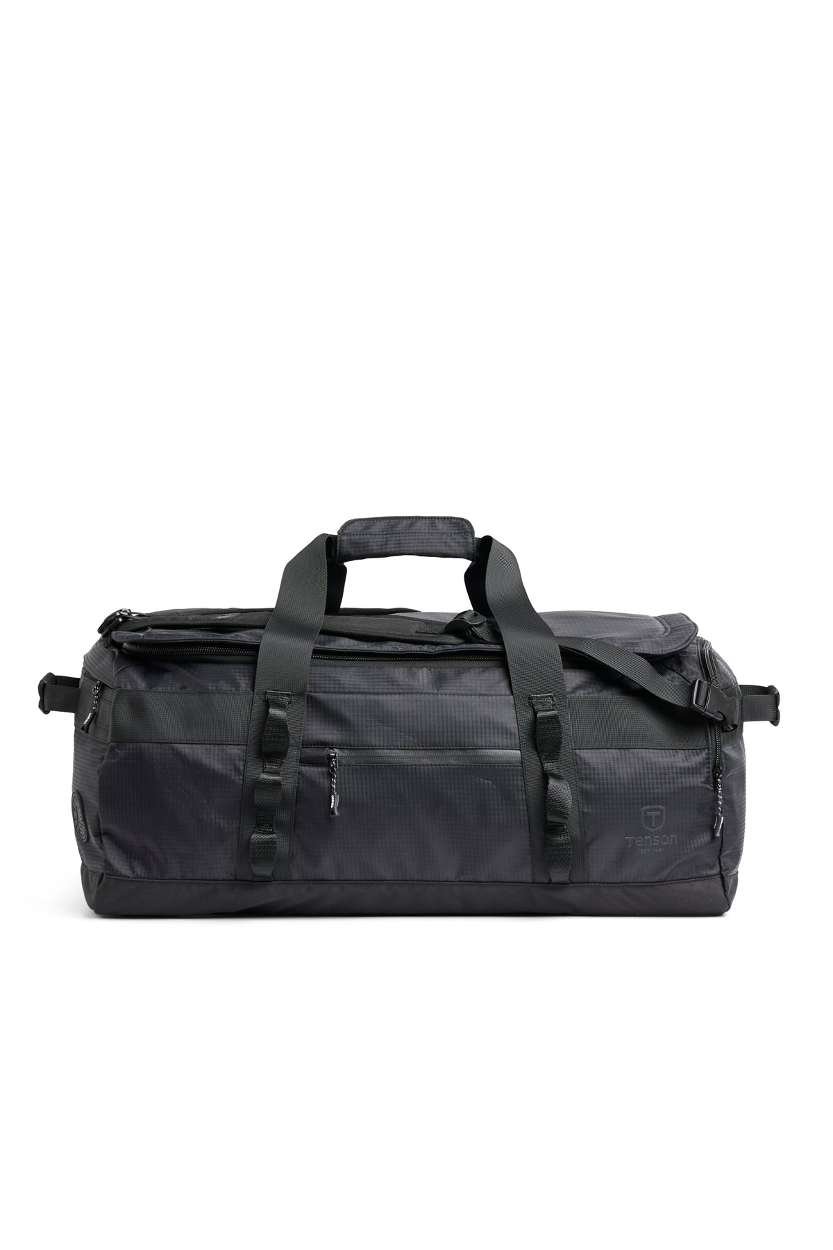 Tenson Camper Weekend Duffel 55L Schwarz, Seitenansicht links