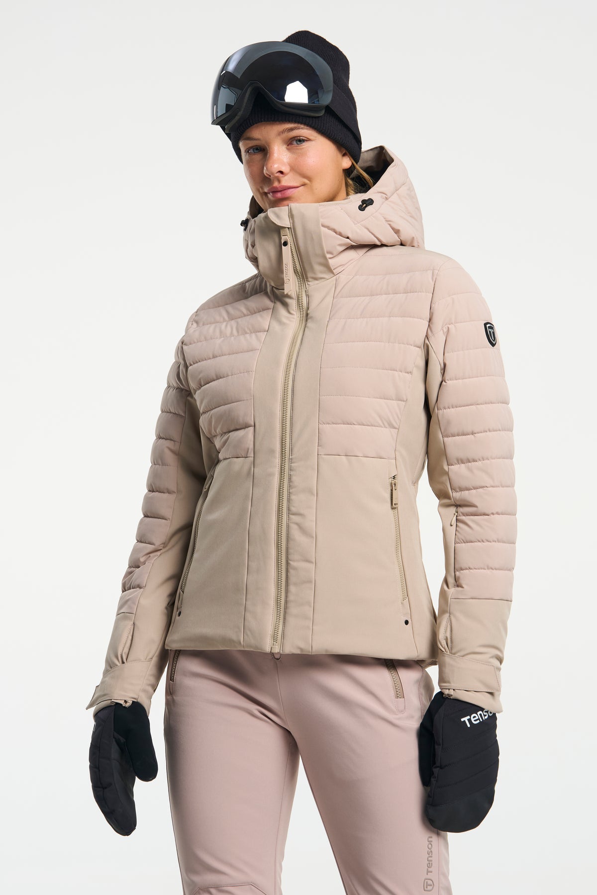 Tenson Caitlyn Jacket Women Sand, Produktansicht