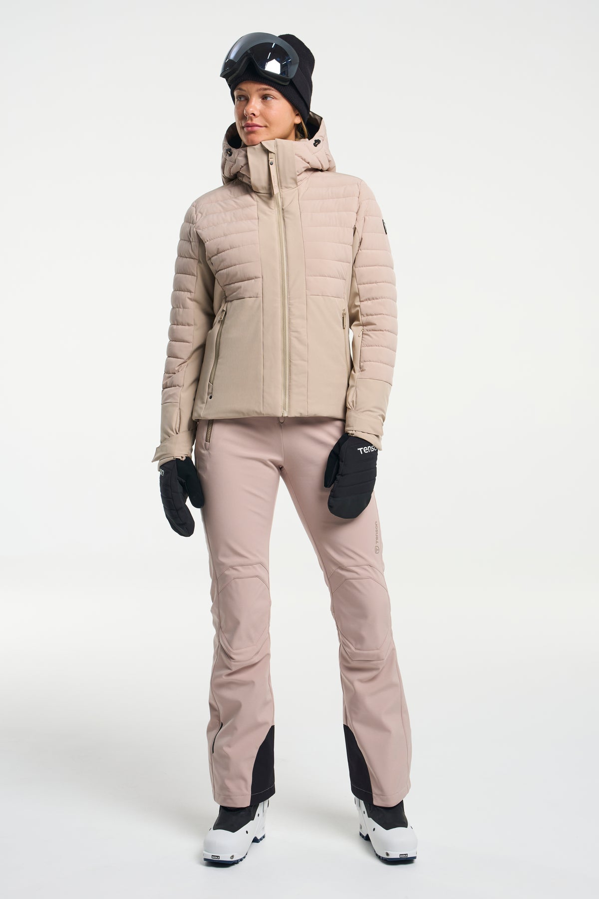 Tenson Caitlyn Jacket Women Sand, Produktansicht