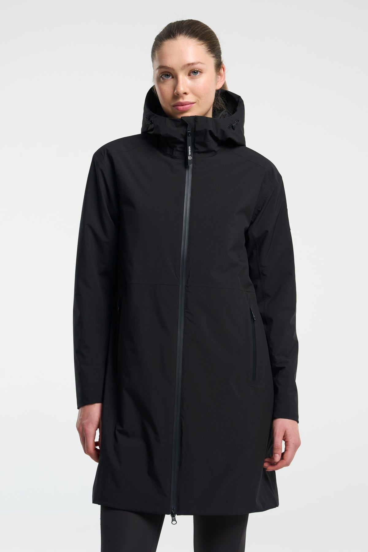 Tenson Transit Coat Women Schwarz, Produktansicht
