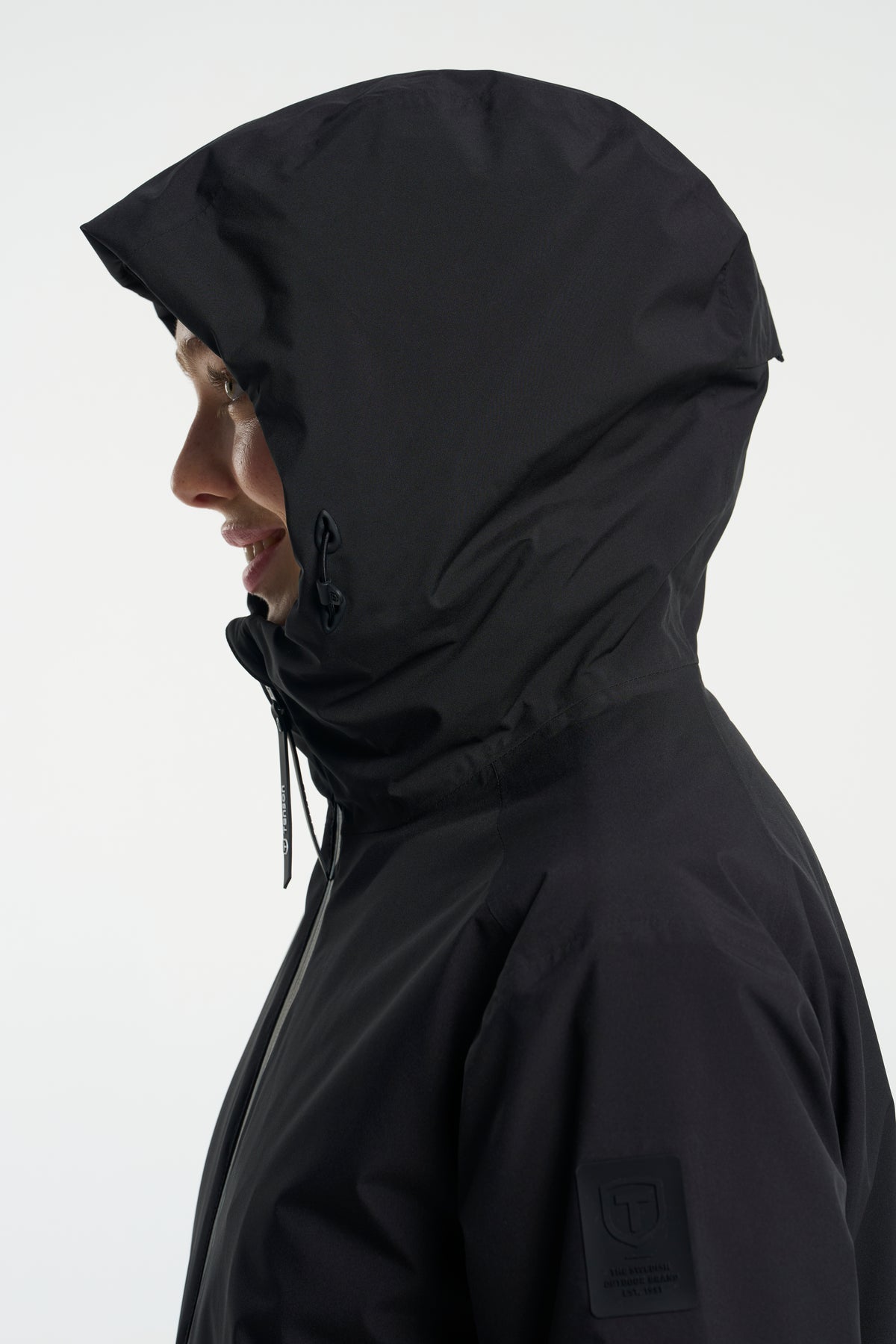 Tenson Transit Coat Women Schwarz, Produktansicht