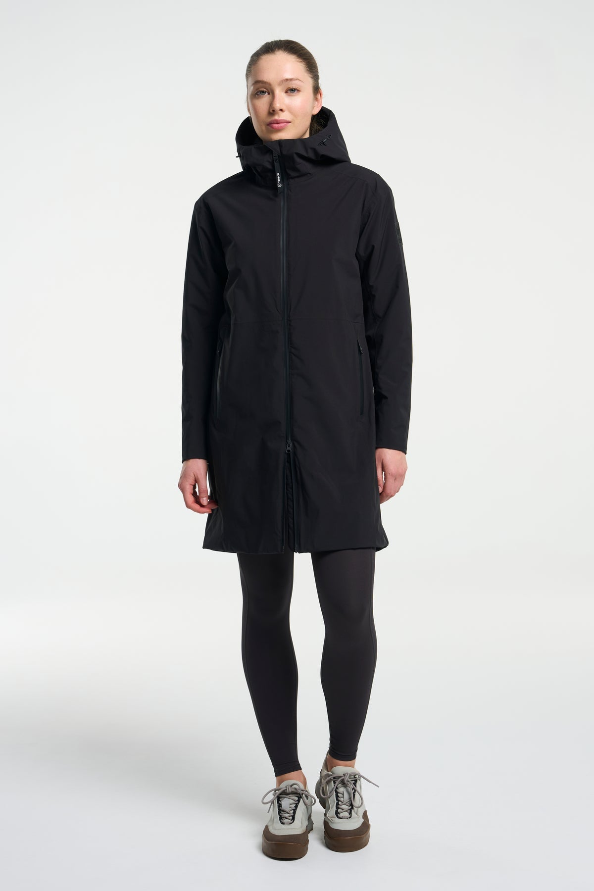 Tenson Transit Coat Women Schwarz, Produktansicht