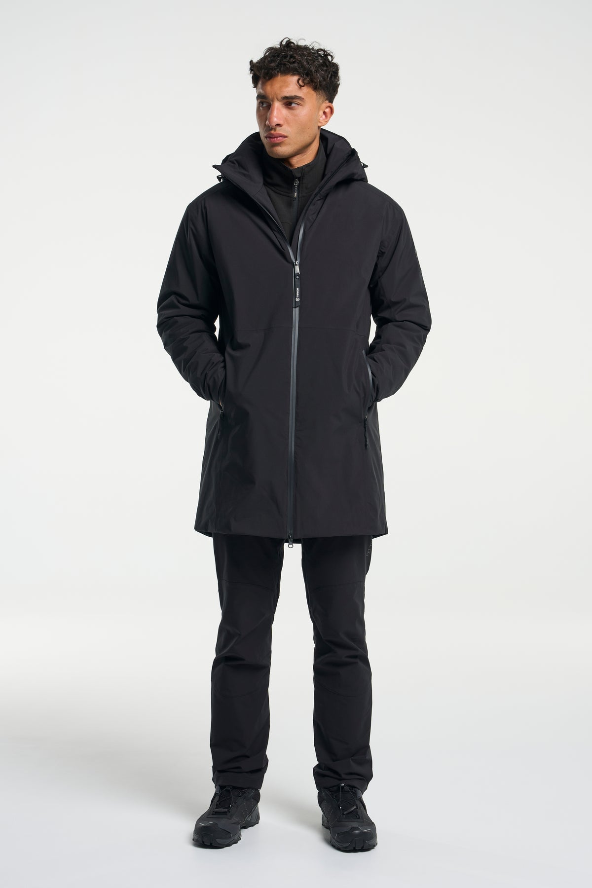 Tenson Transit Coat Men Schwarz, Produktansicht