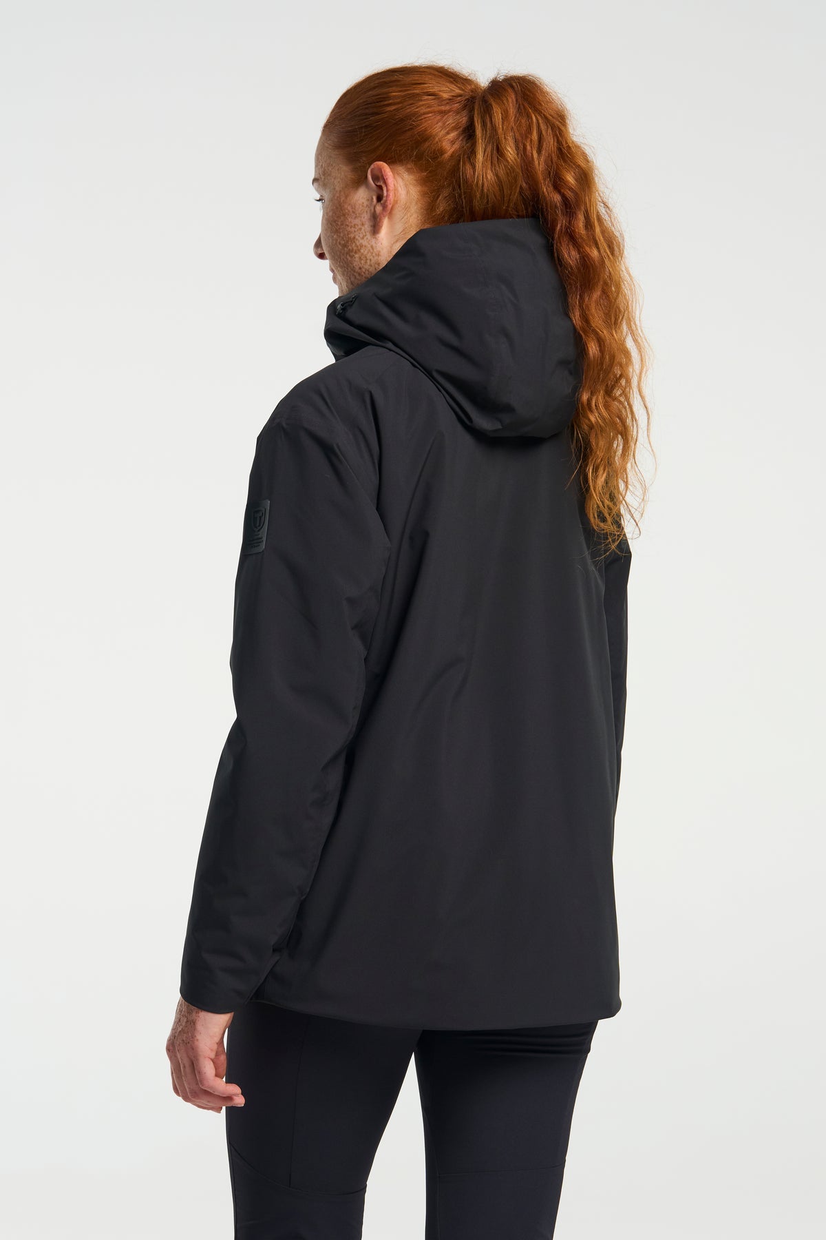 Tenson Transit Jacket Women Schwarz, Produktansicht