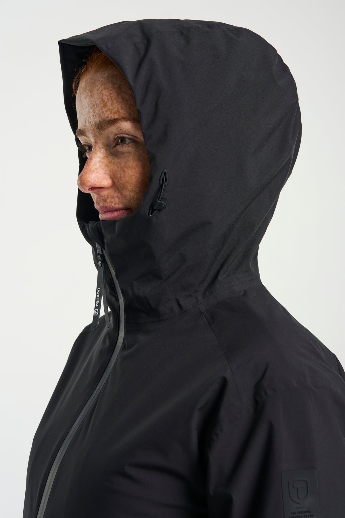Tenson Transit Jacket Women Schwarz, Produktansicht