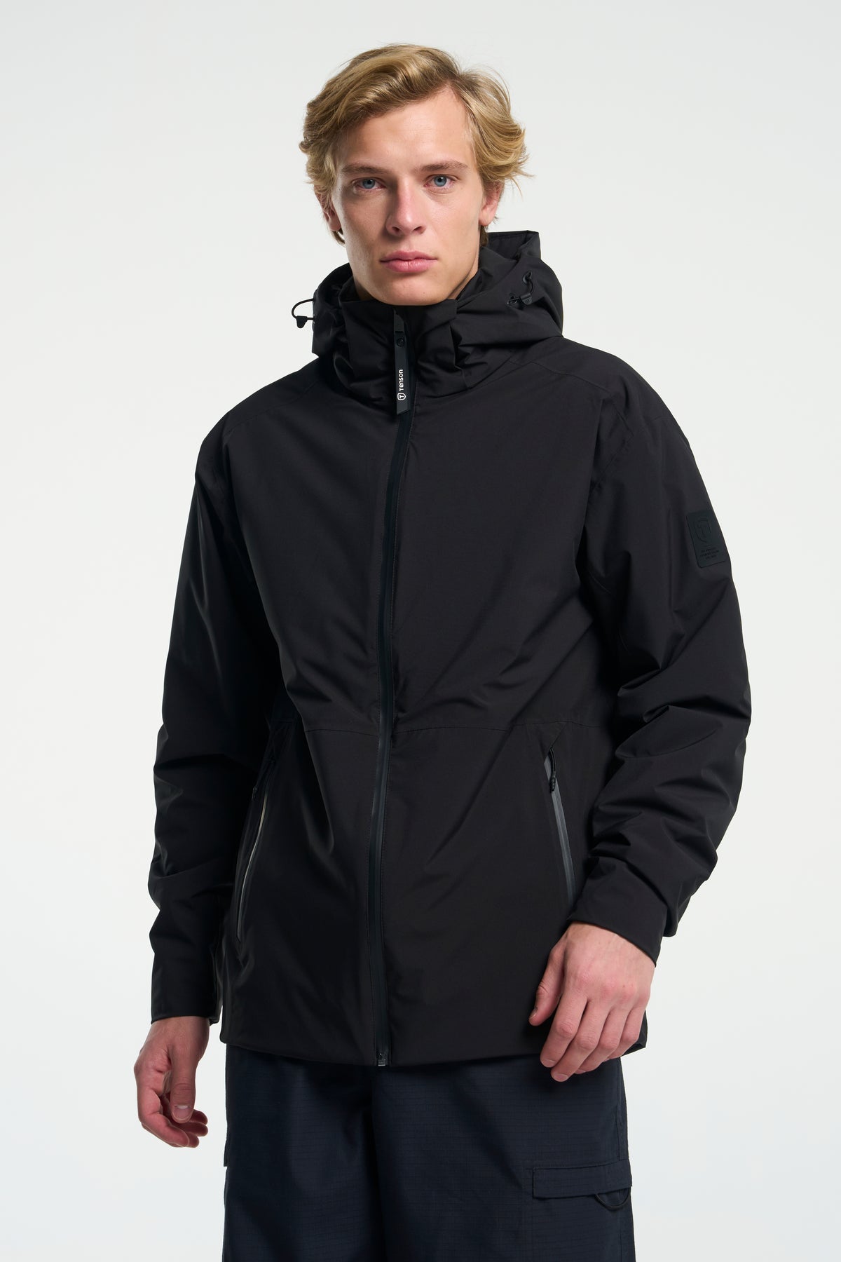 Tenson Transit Jacket Men Schwarz, Produktansicht