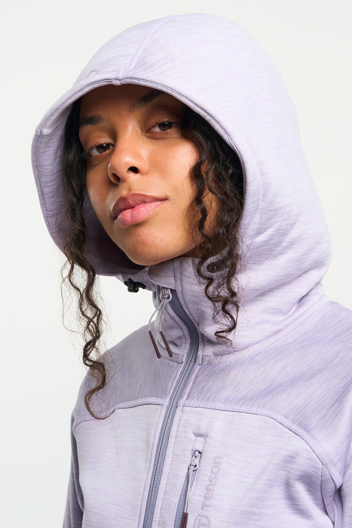 Tenson Nauka Hoodie Women Hellviolett, Produktansicht