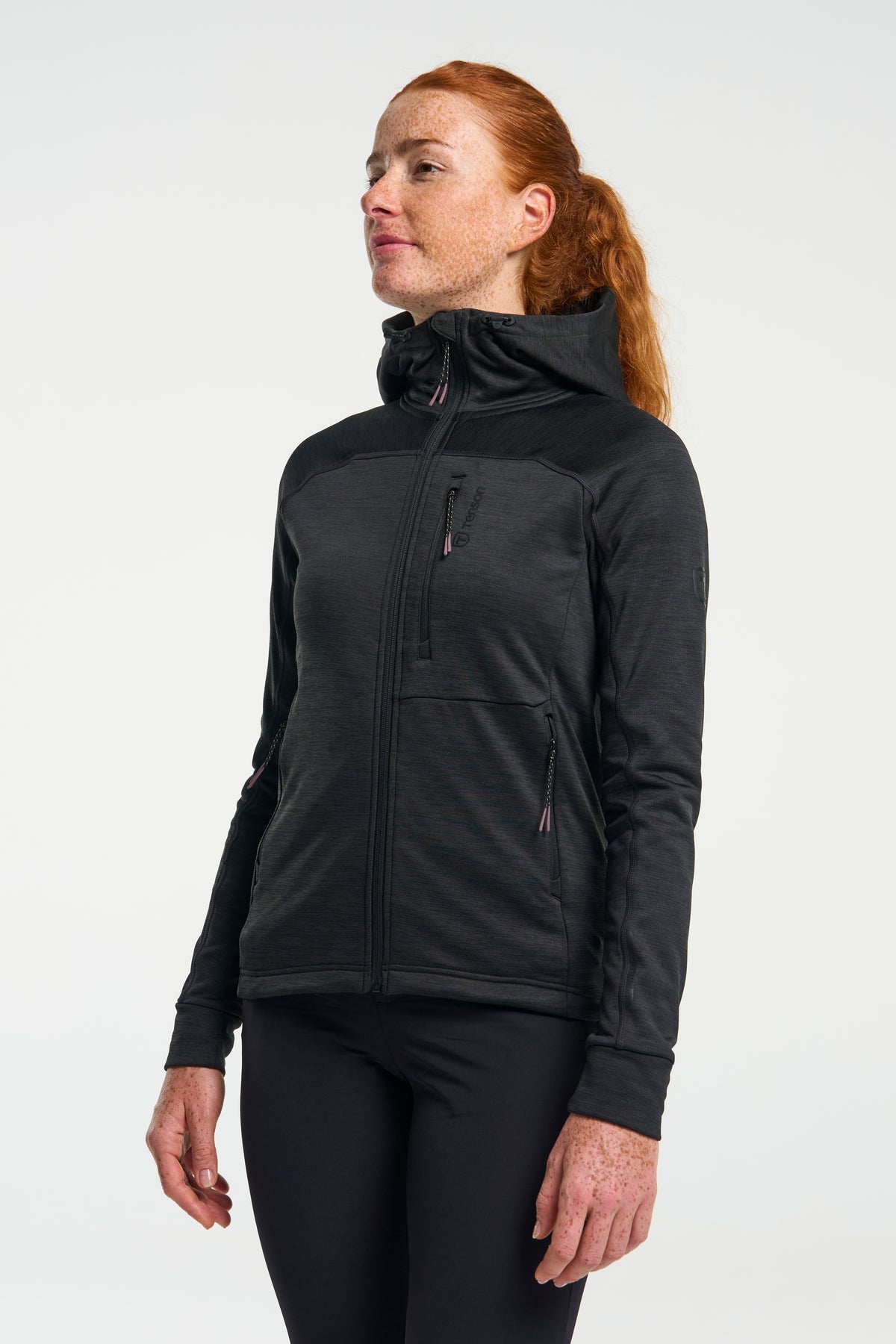 Tenson Nauka Hoodie Women Schwarz, Produktansicht