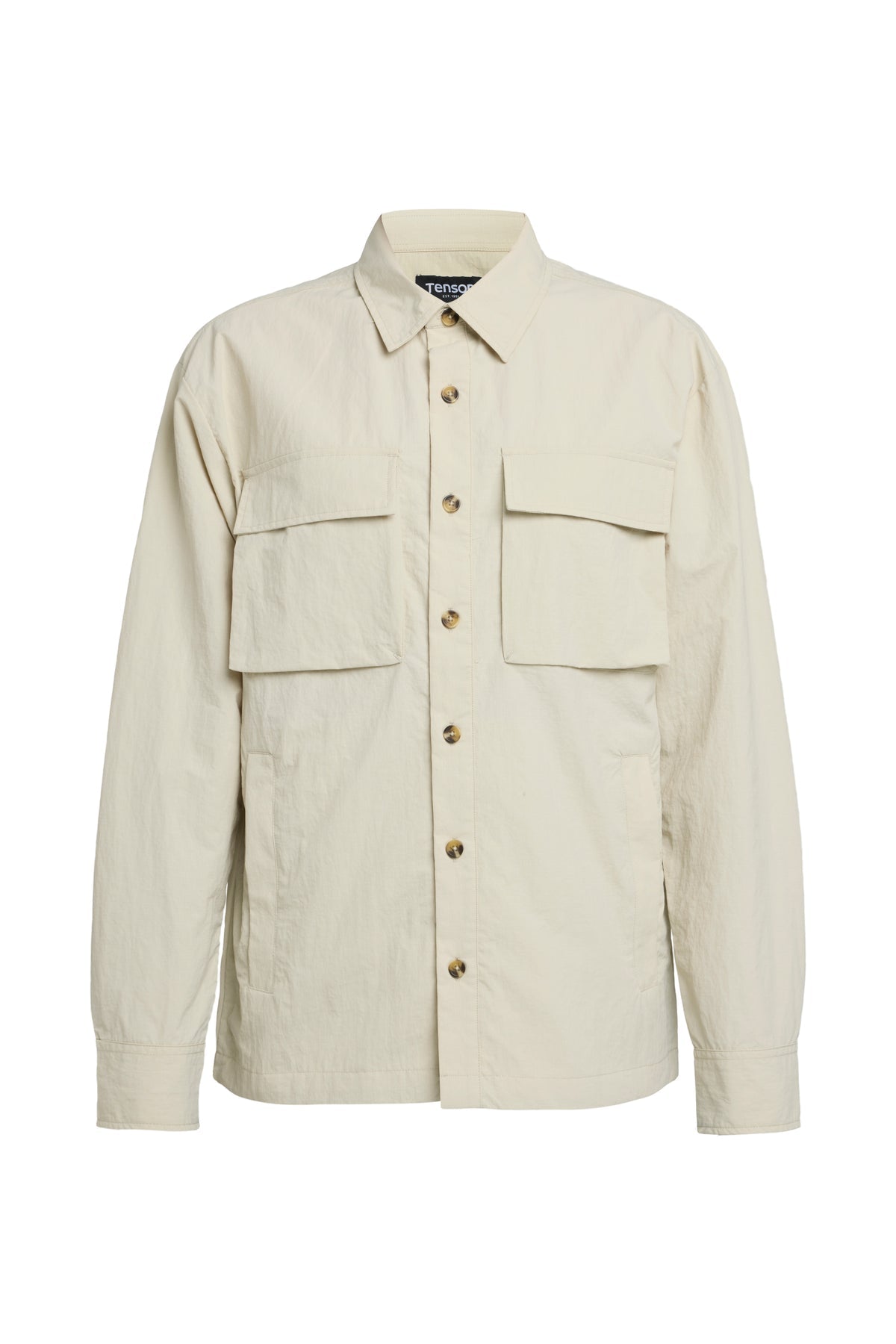 Tenson Authentic Overshirt Unisex Hellbeige, Vorderansicht