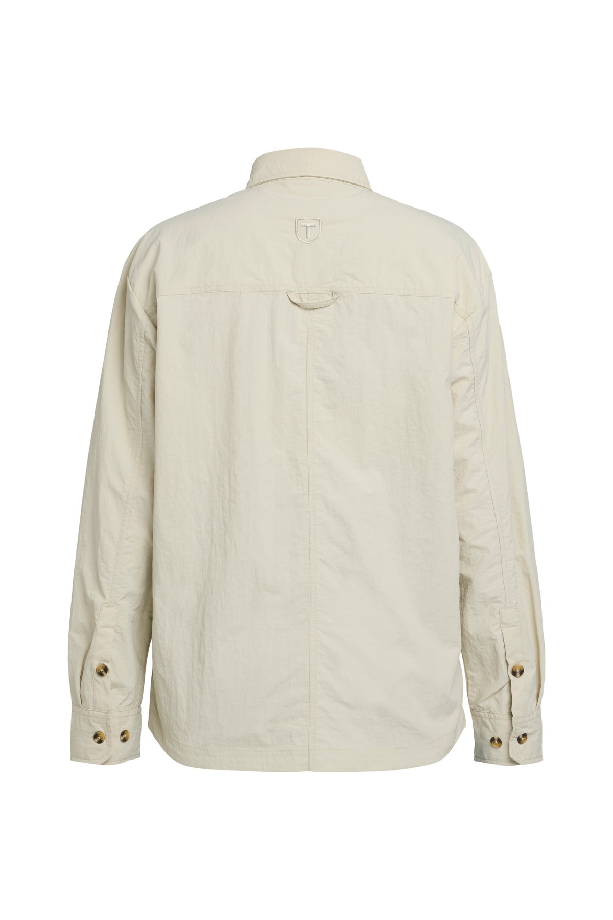 Tenson Authentic Overshirt Unisex Hellbeige, Rückansicht