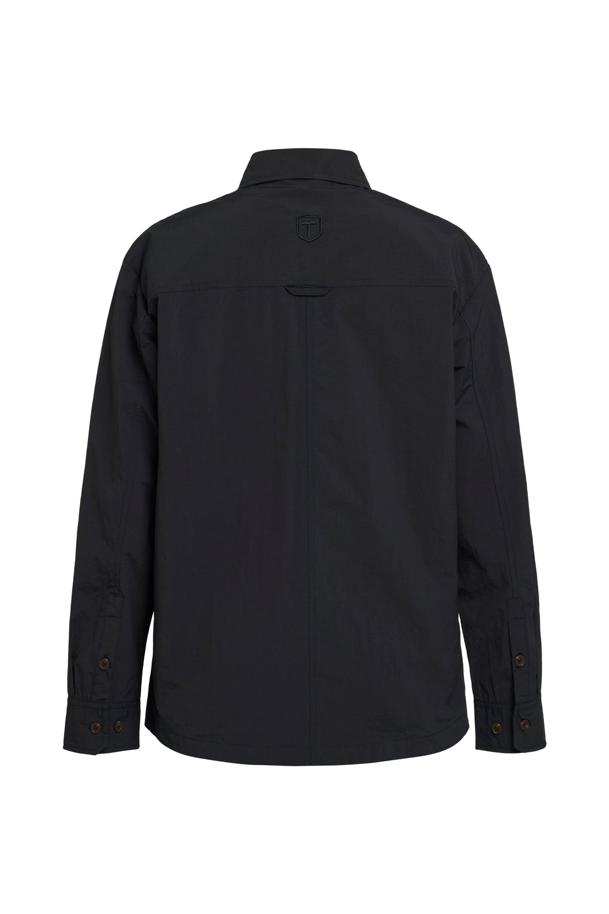 Tenson Authentic Overshirt Unisex Schwarz, Rückansicht