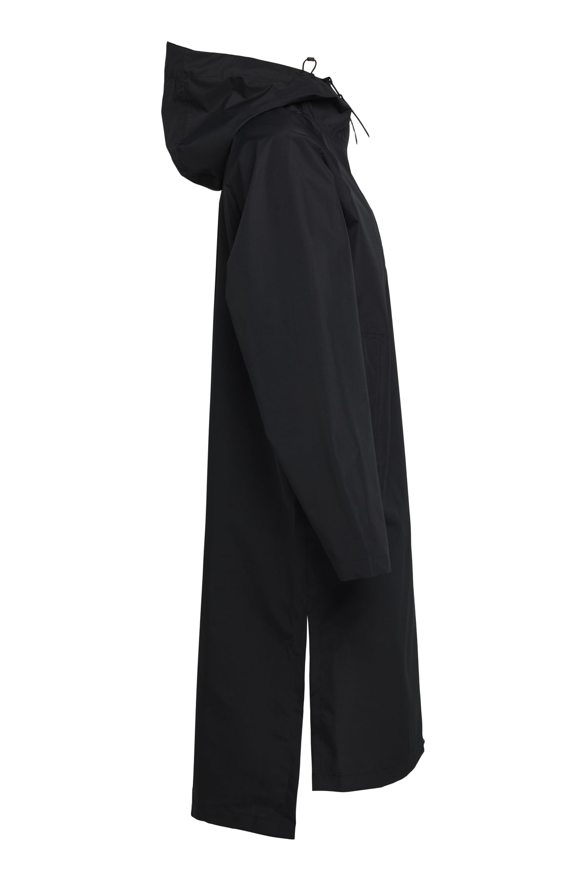 Tenson Protect Poncho Unisex Schwarz, Seitenansicht rechts