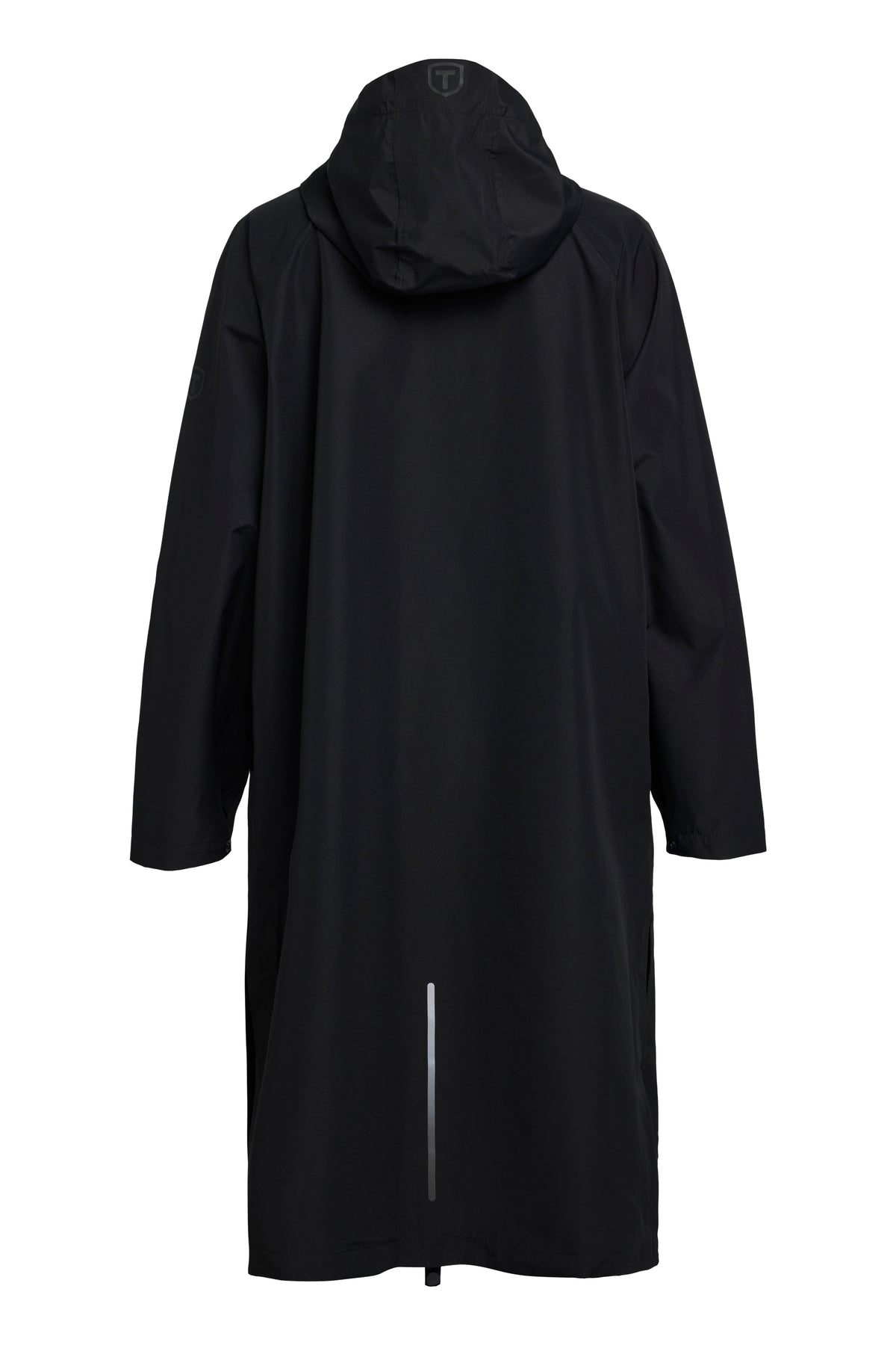 Tenson Protect Poncho Unisex Schwarz, Rückansicht