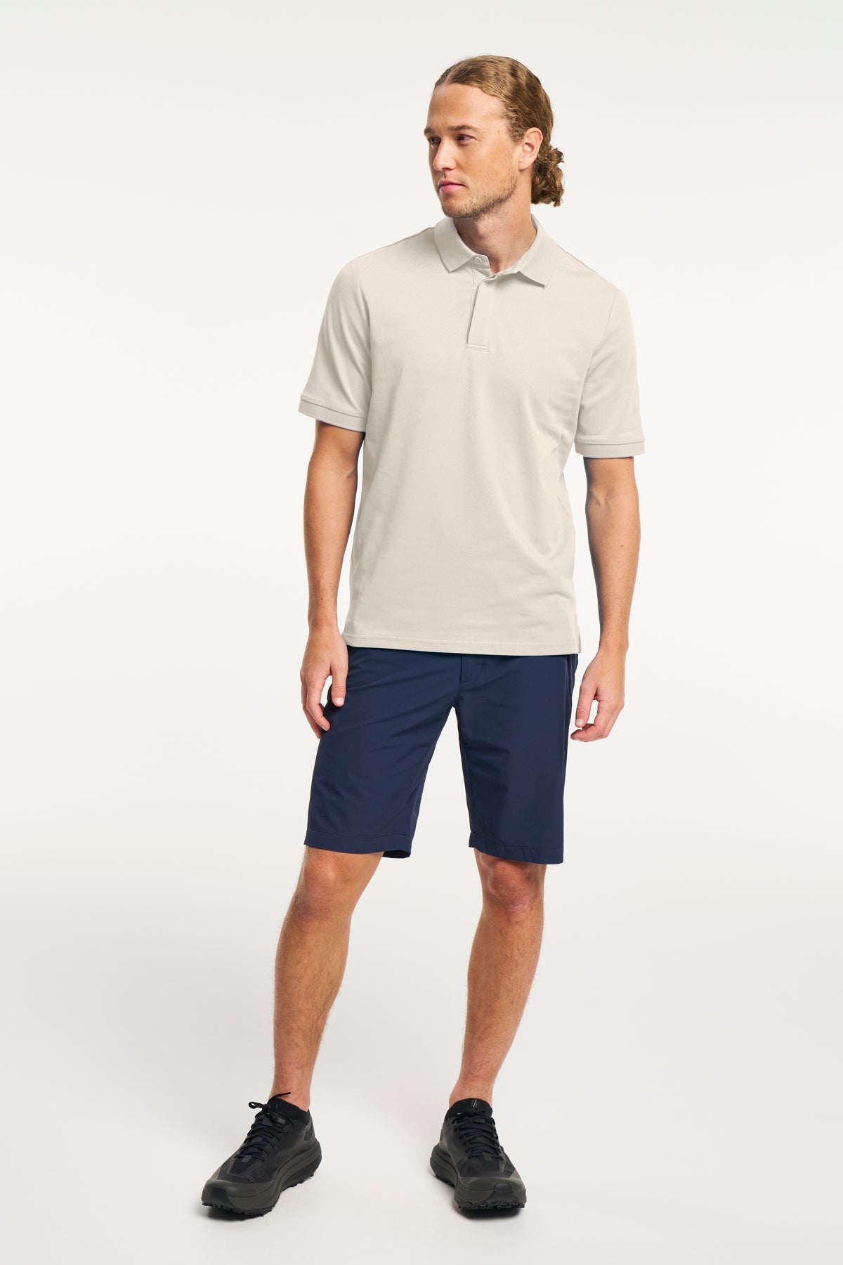 Tenson Prio Polo Men Sand, Produktansicht