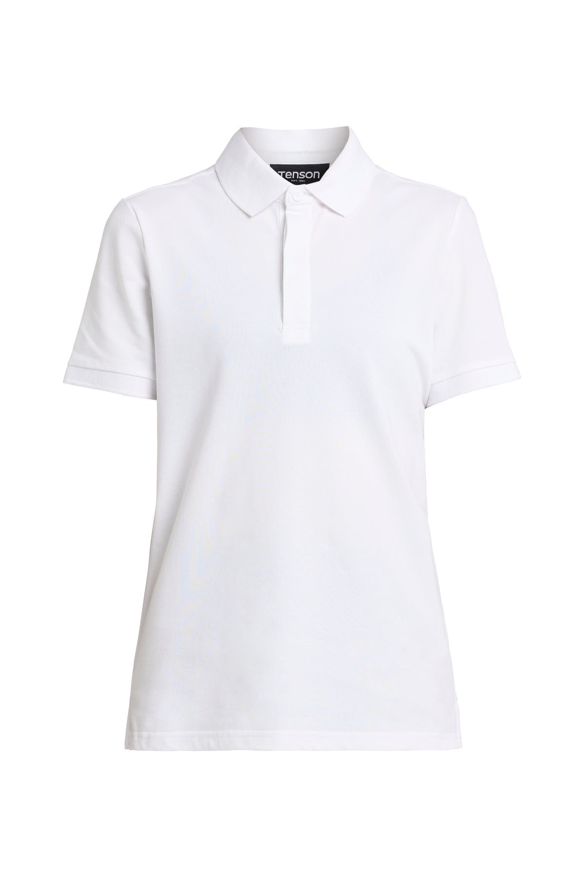 Tenson Prio Polo Women Weiss, Vorderansicht