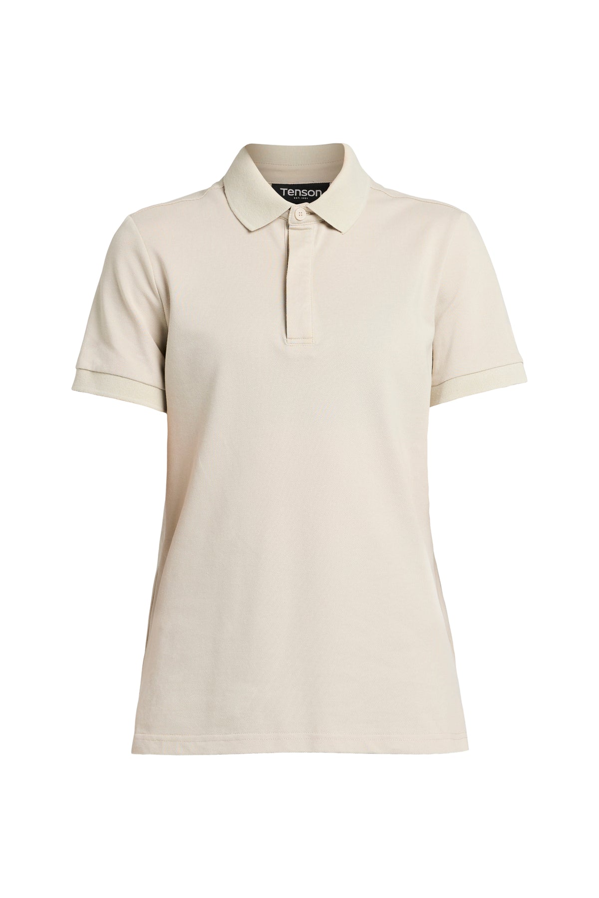 Tenson Prio Polo Women Sand, Vorderansicht