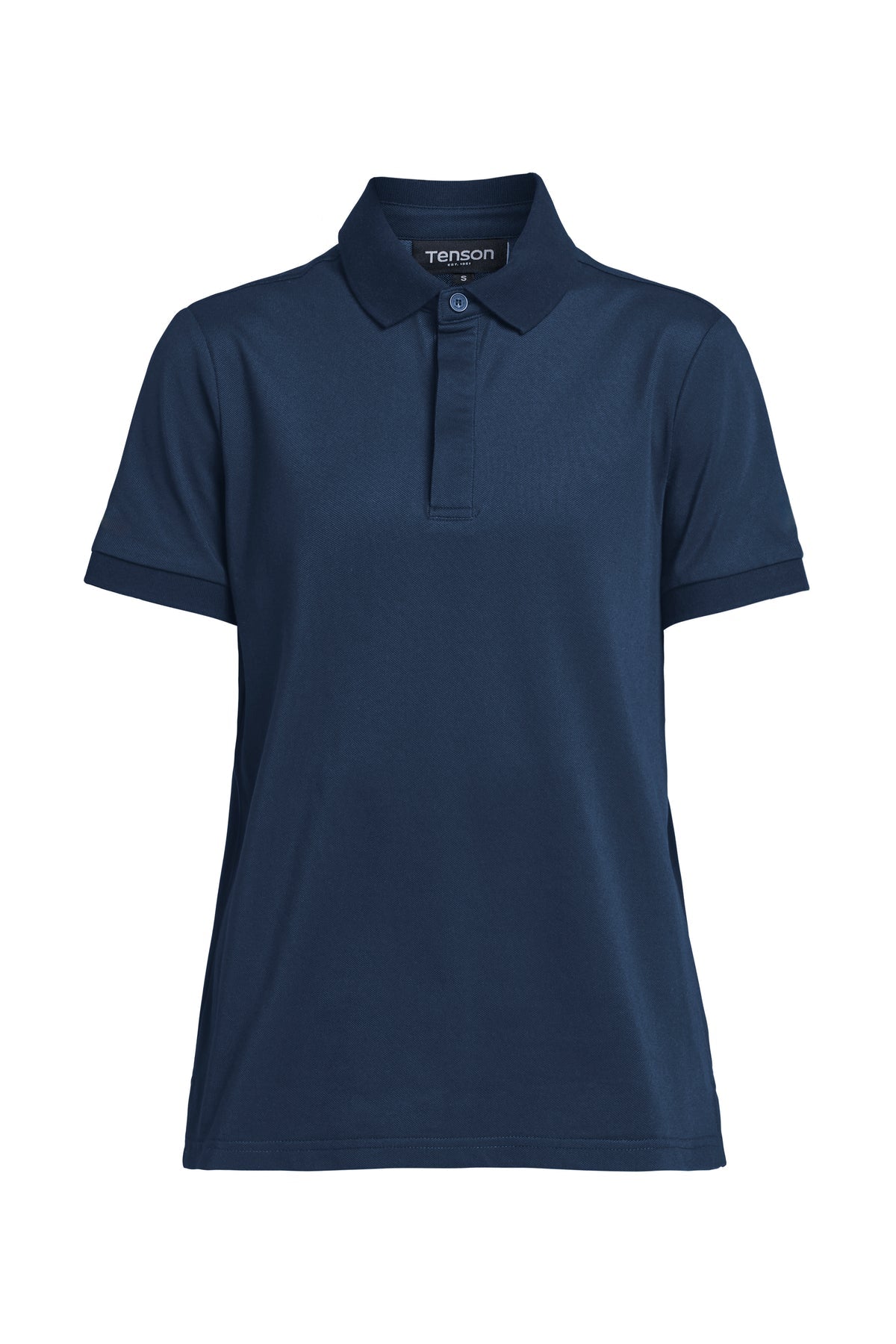 Tenson Prio Polo Women Dunkelblau, Vorderansicht