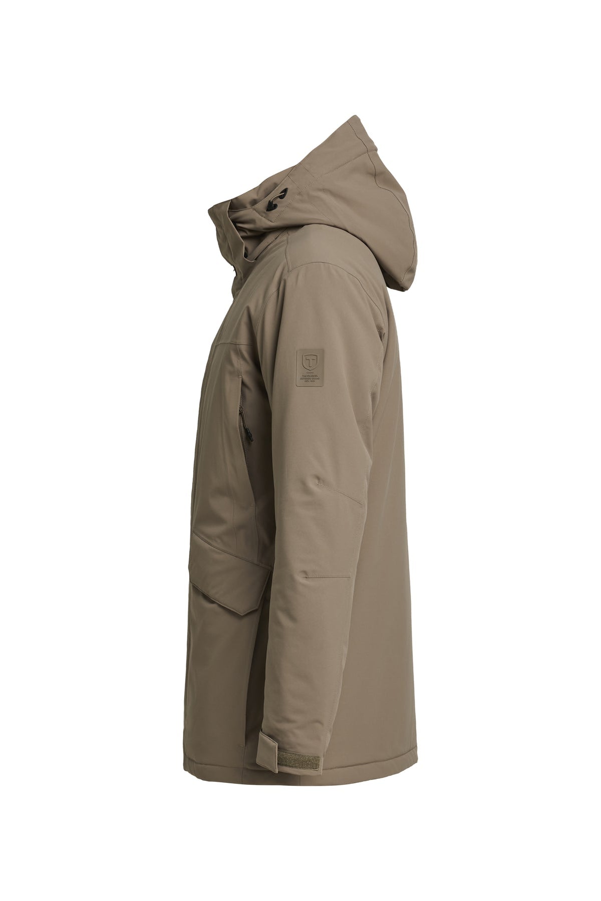 Tenson Tuuli Jacket Men Braun, Seitenansicht links