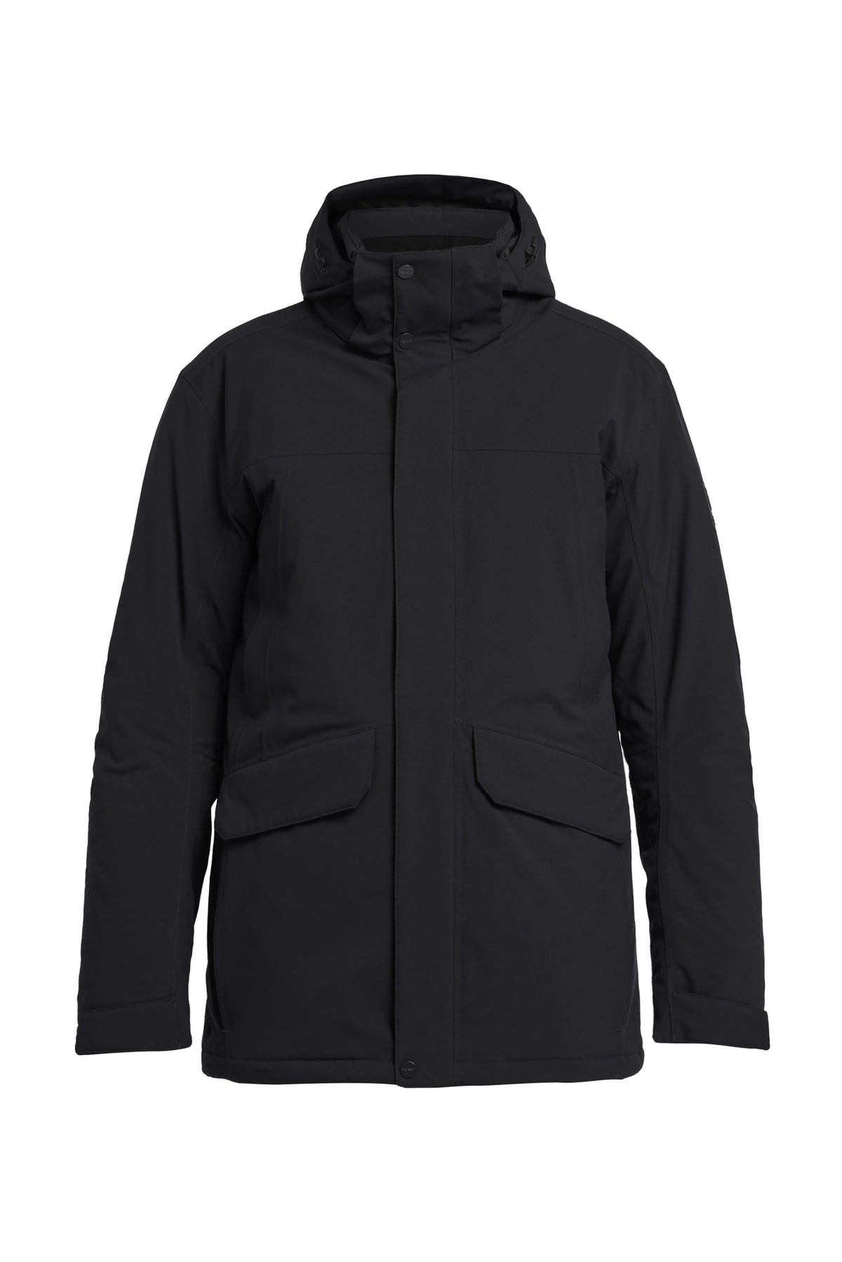 Tenson Tuuli Jacket Men Schwarz, Vorderansicht