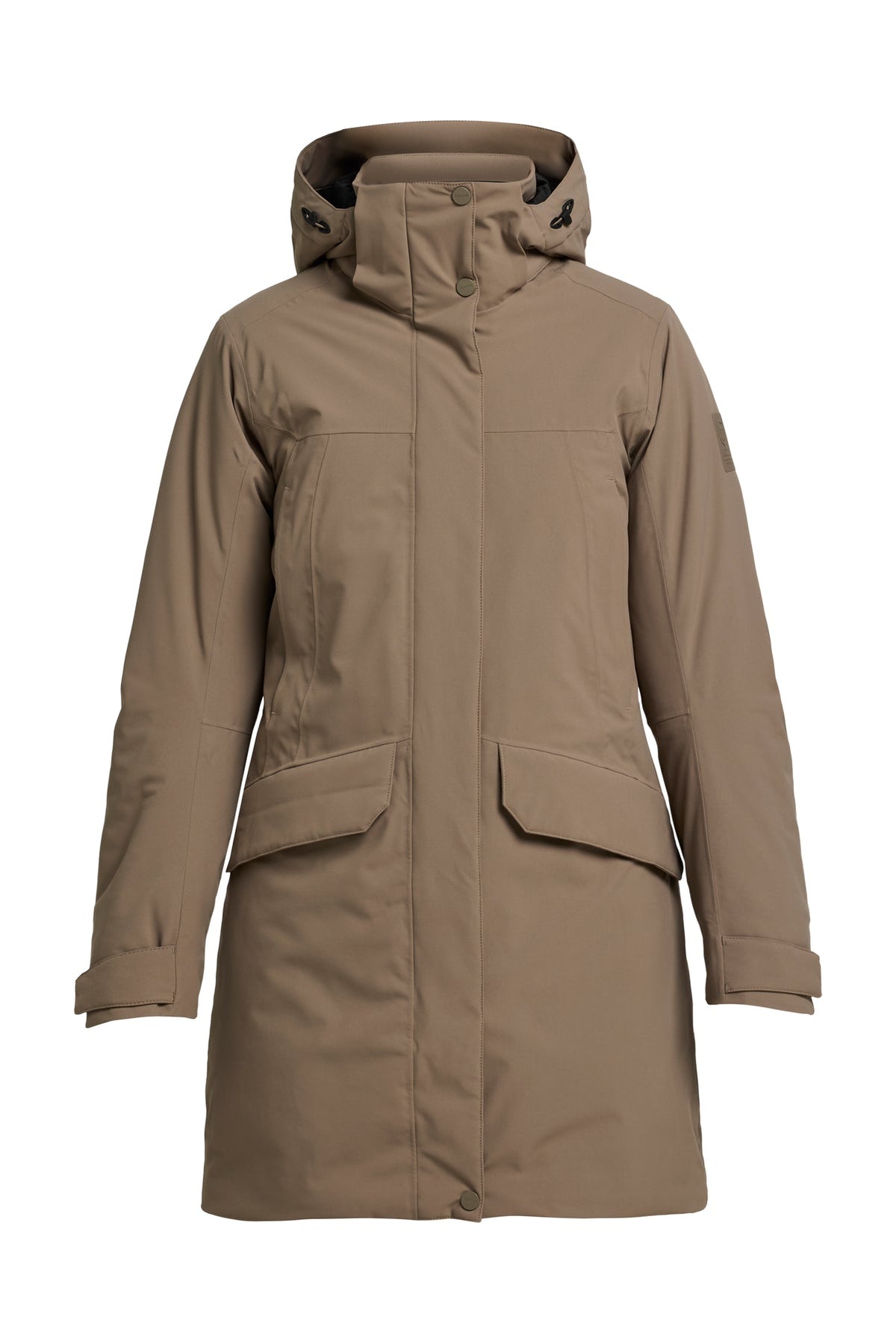 Tenson Tuuli Jacket Women Braun, Vorderansicht