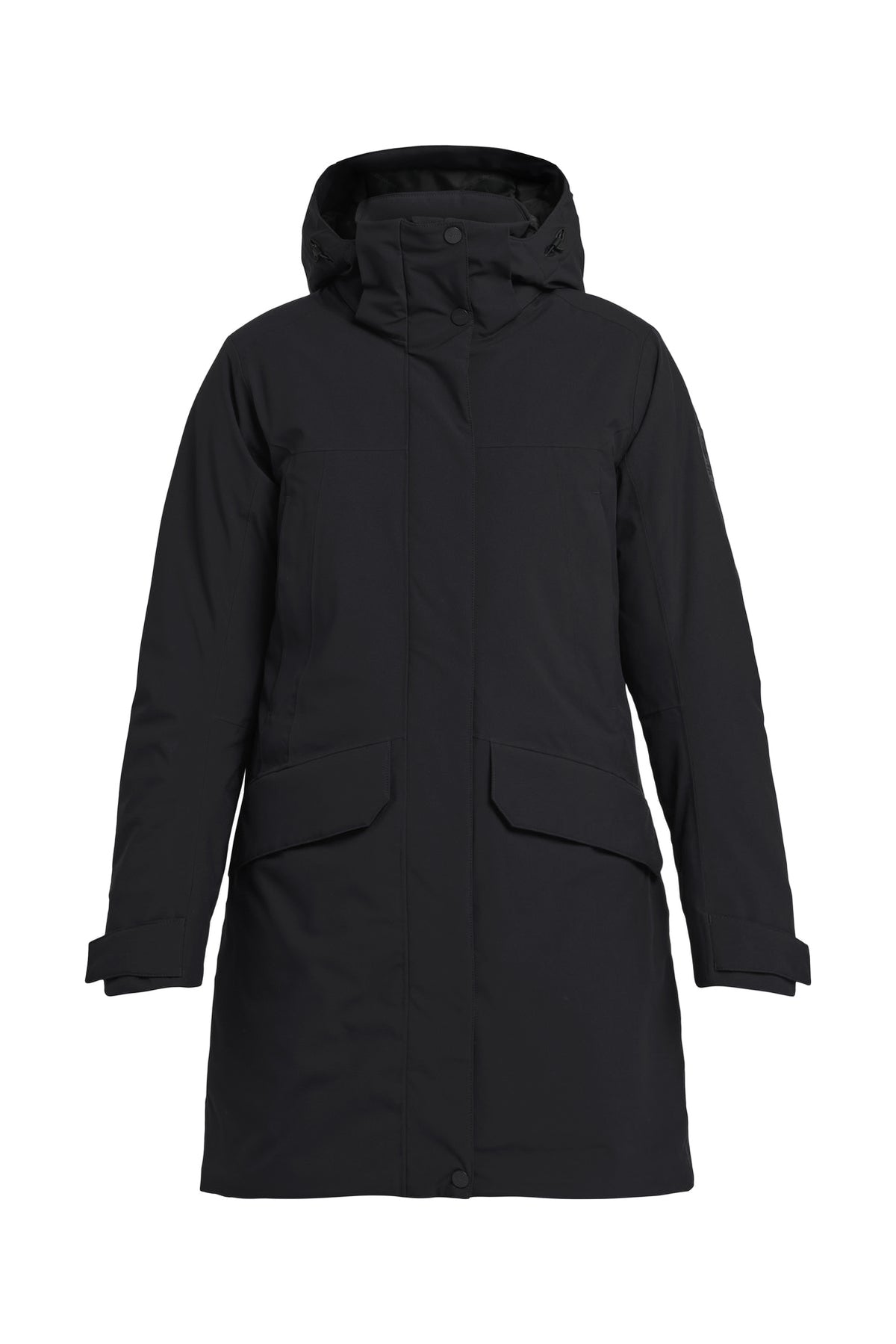 Tenson Tuuli Jacket Women Schwarz, Vorderansicht
