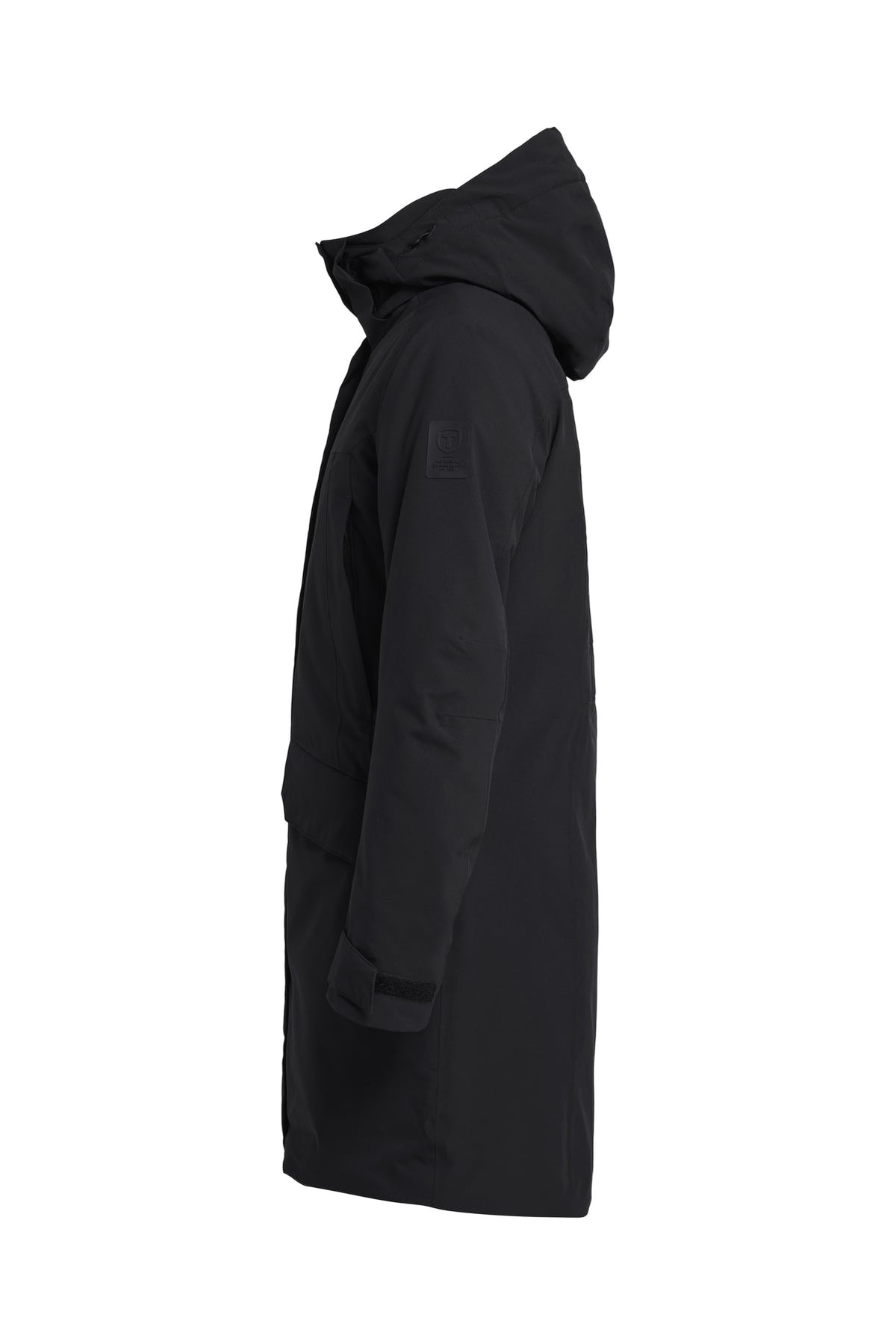 Tenson Tuuli Jacket Women Schwarz, Seitenansicht links