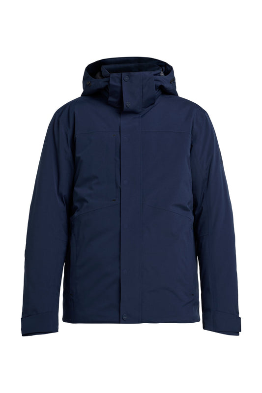 Tenson Barriér Jacket Men Dunkelmarineblau, Vorderansicht