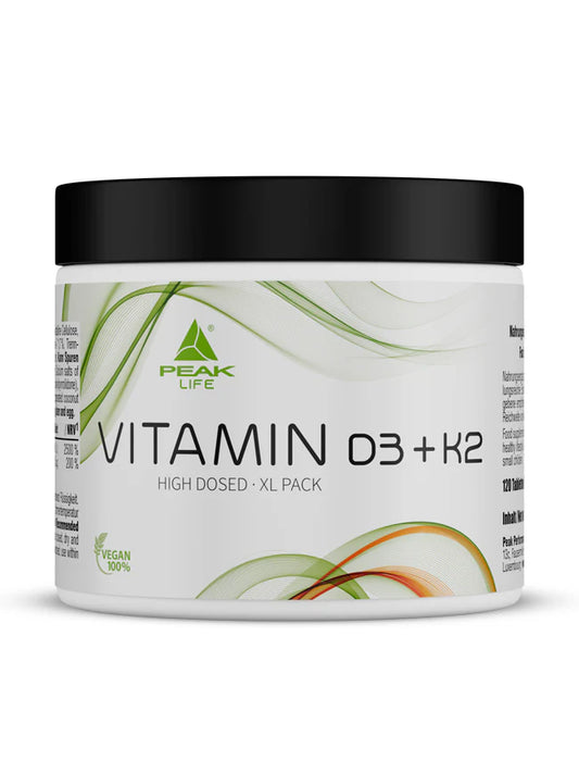PEAK Vitamin D3 + K2 - 120 Tabletten