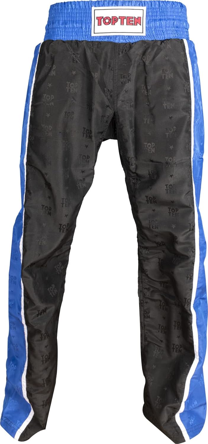 TOP TEN Kickboxhose "Stripes" mit WAKO IF Label