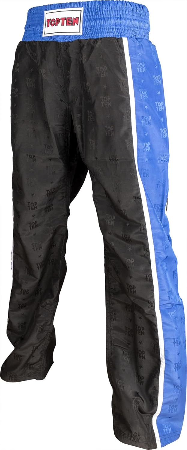 TOP TEN Kickboxhose "Stripes" mit WAKO IF Label