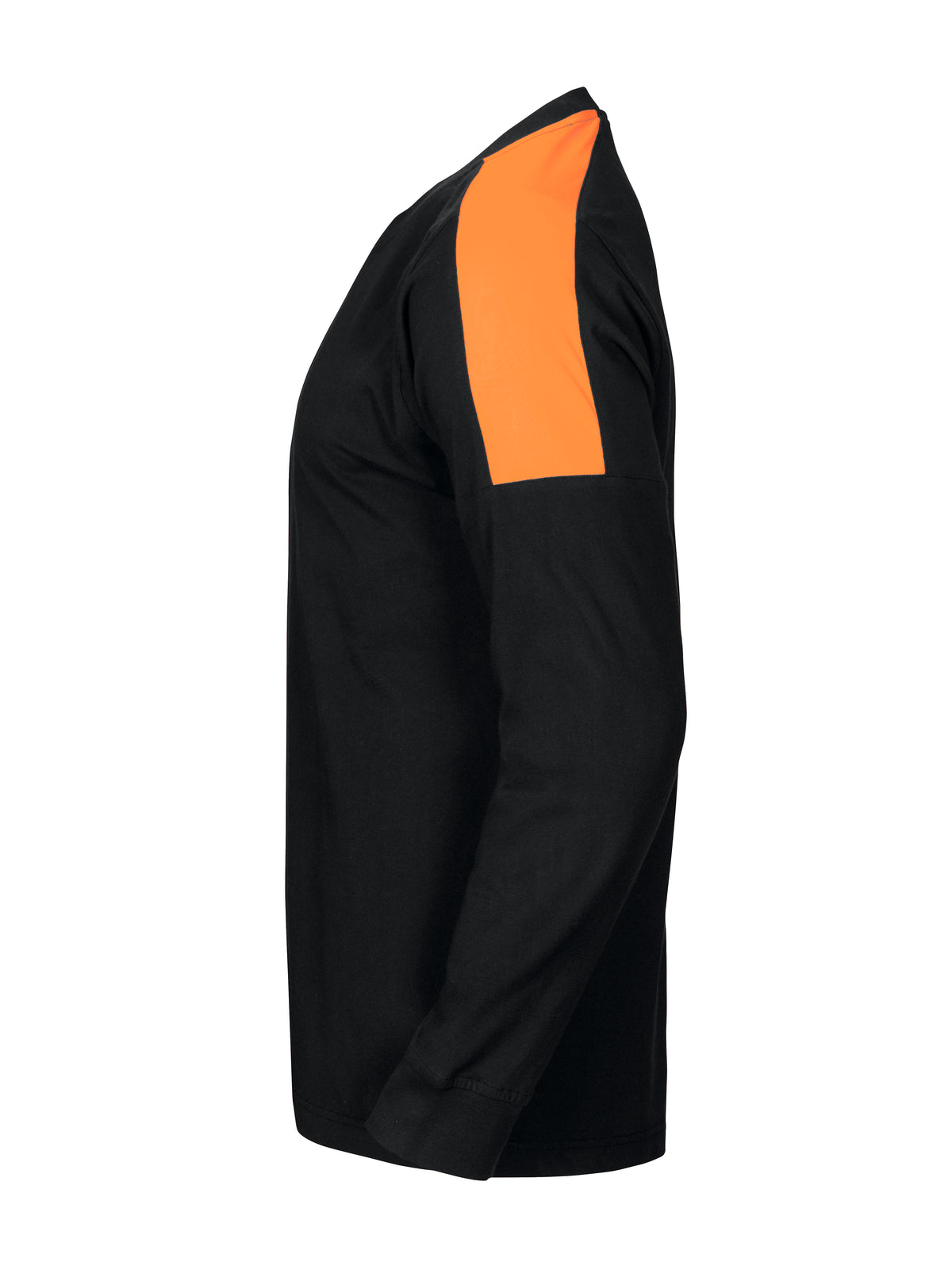 ProJob 2020 Langarm T-Shirt Schwarz/Orange, Seitenansicht links