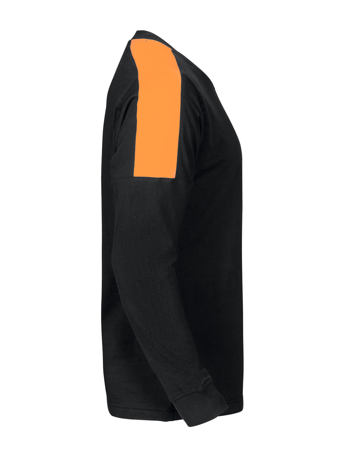 ProJob 2020 Langarm T-Shirt Schwarz/Orange, Seitenansicht rechts