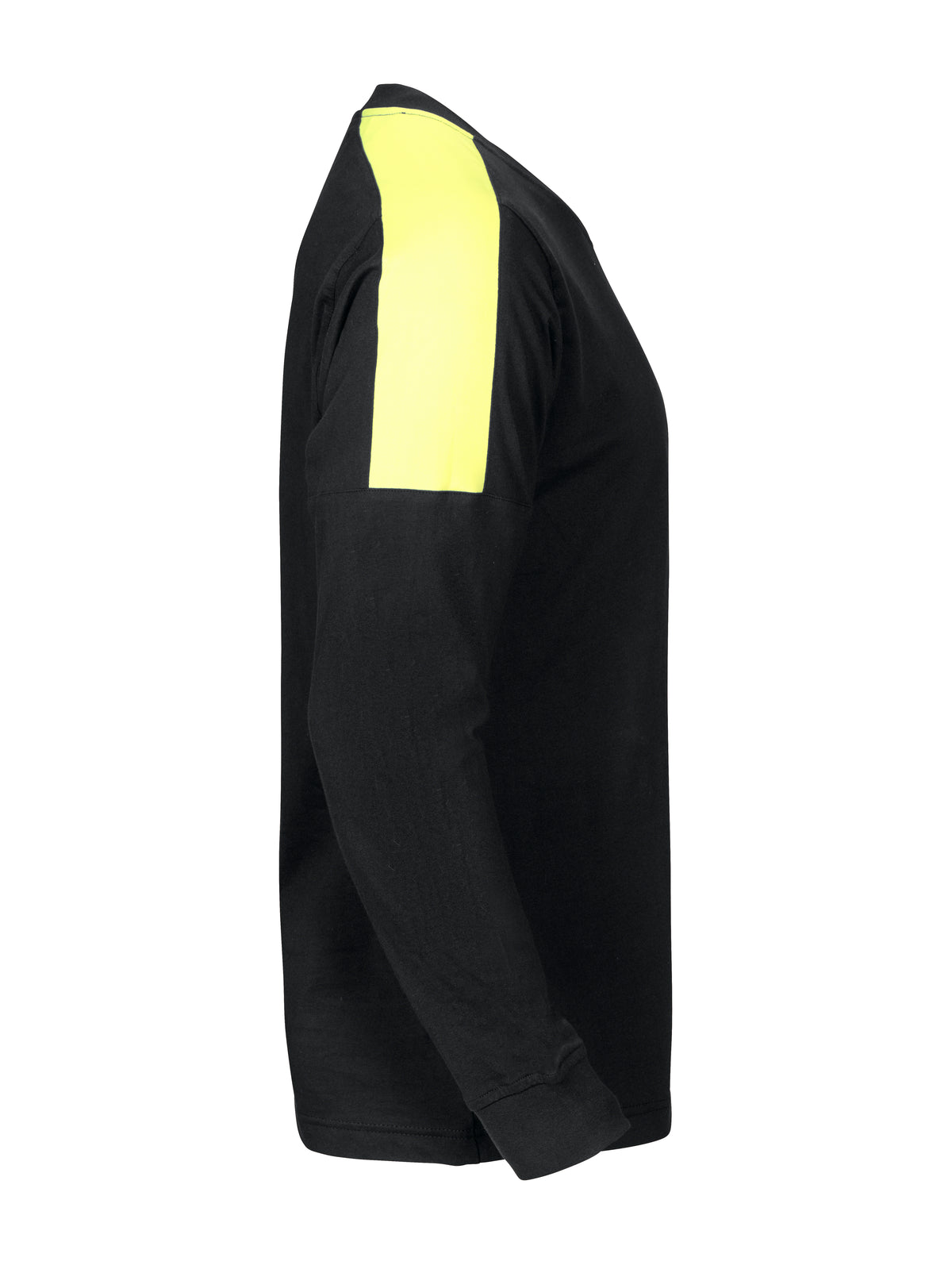 ProJob 2020 Langarm T-Shirt Schwarz/Gelb, Seitenansicht rechts