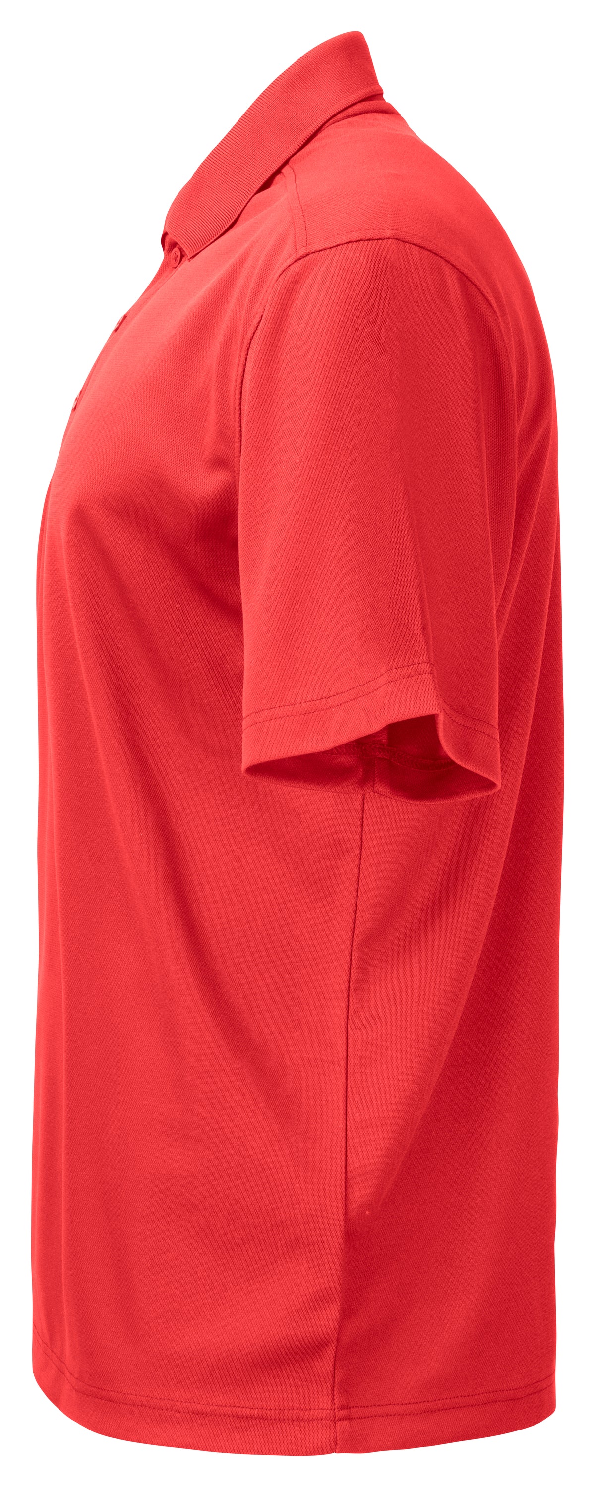 ProJob 2040 Function Polo Piqué Rot, Seitenansicht links