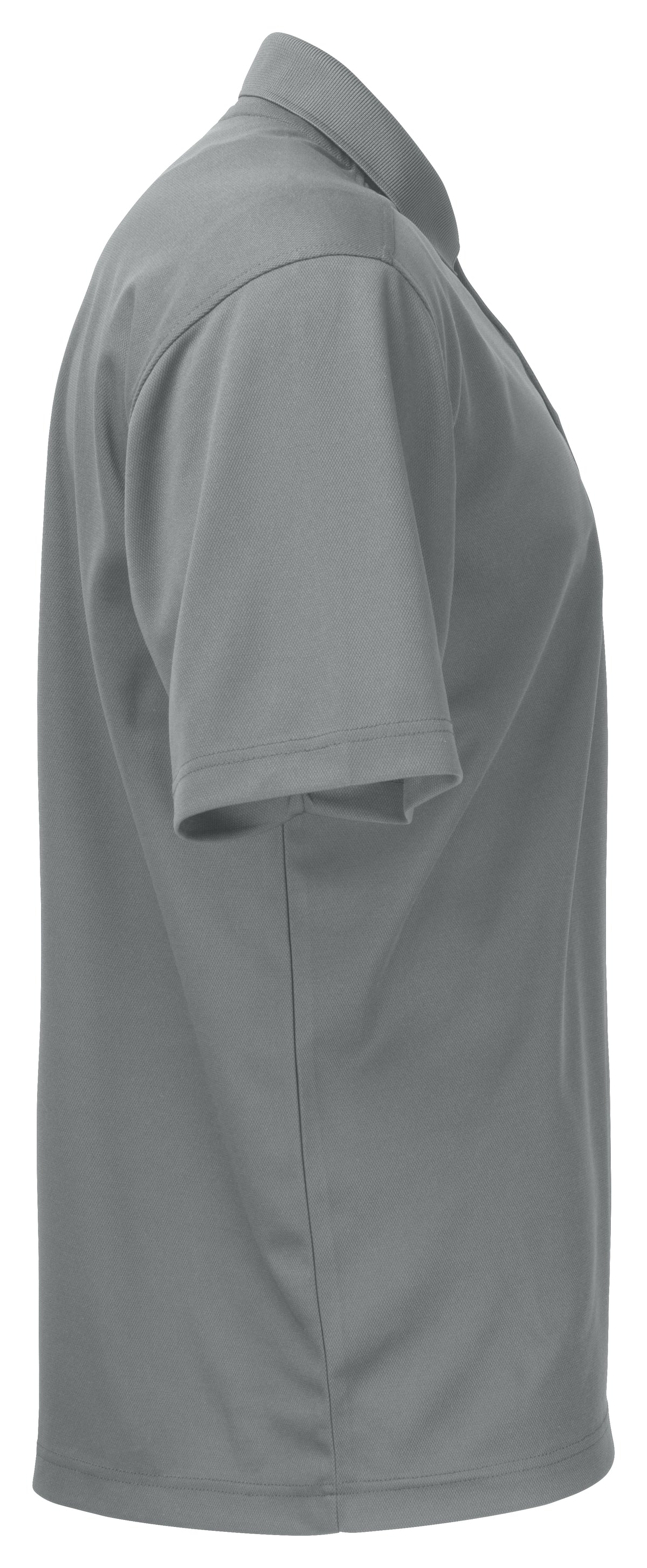 ProJob 2040 Function Polo Piqué Steingrau, Seitenansicht rechts