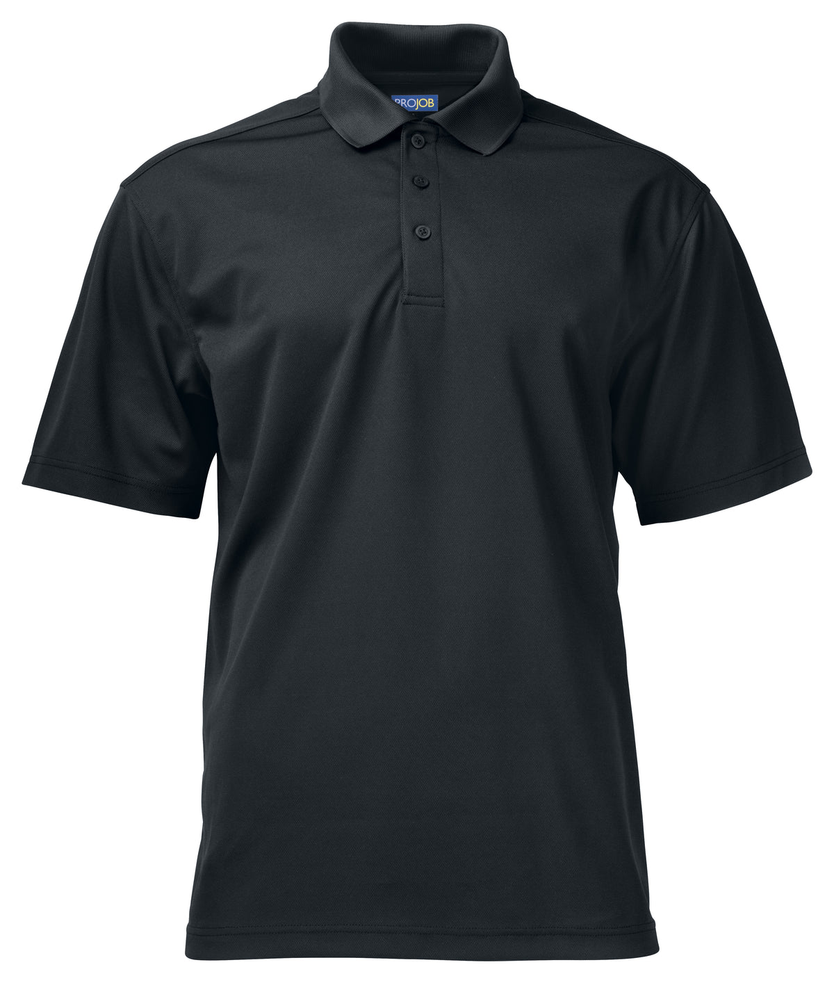 ProJob 2040 Function Polo Piqué Schwarz, Vorderansicht