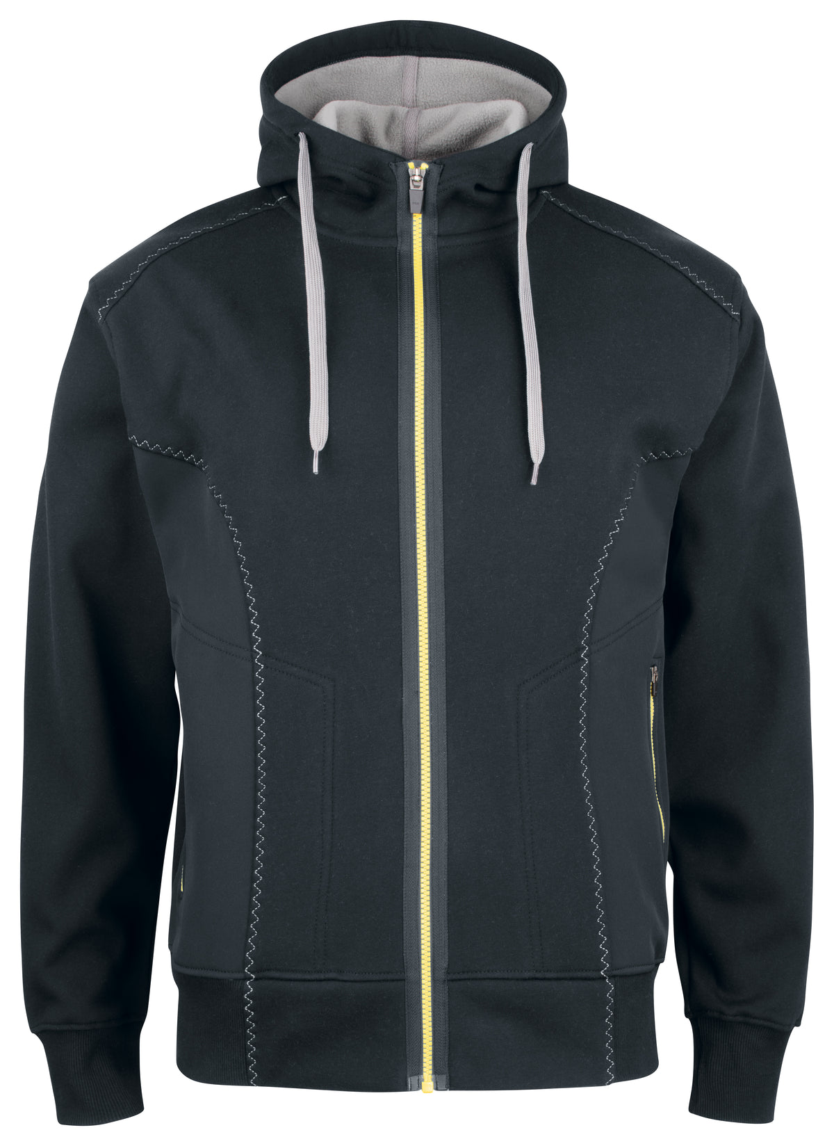 ProJob 2116 Kapuzenjacke Schwarz, Vorderansicht