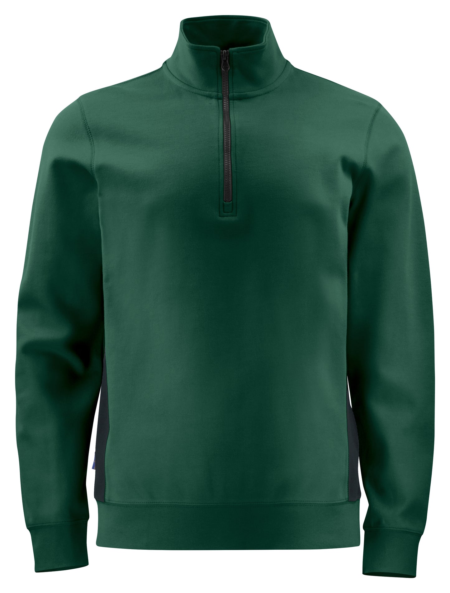 PRO JOB - 2128 Sweatshirt Half zip mit Kontrastelementen