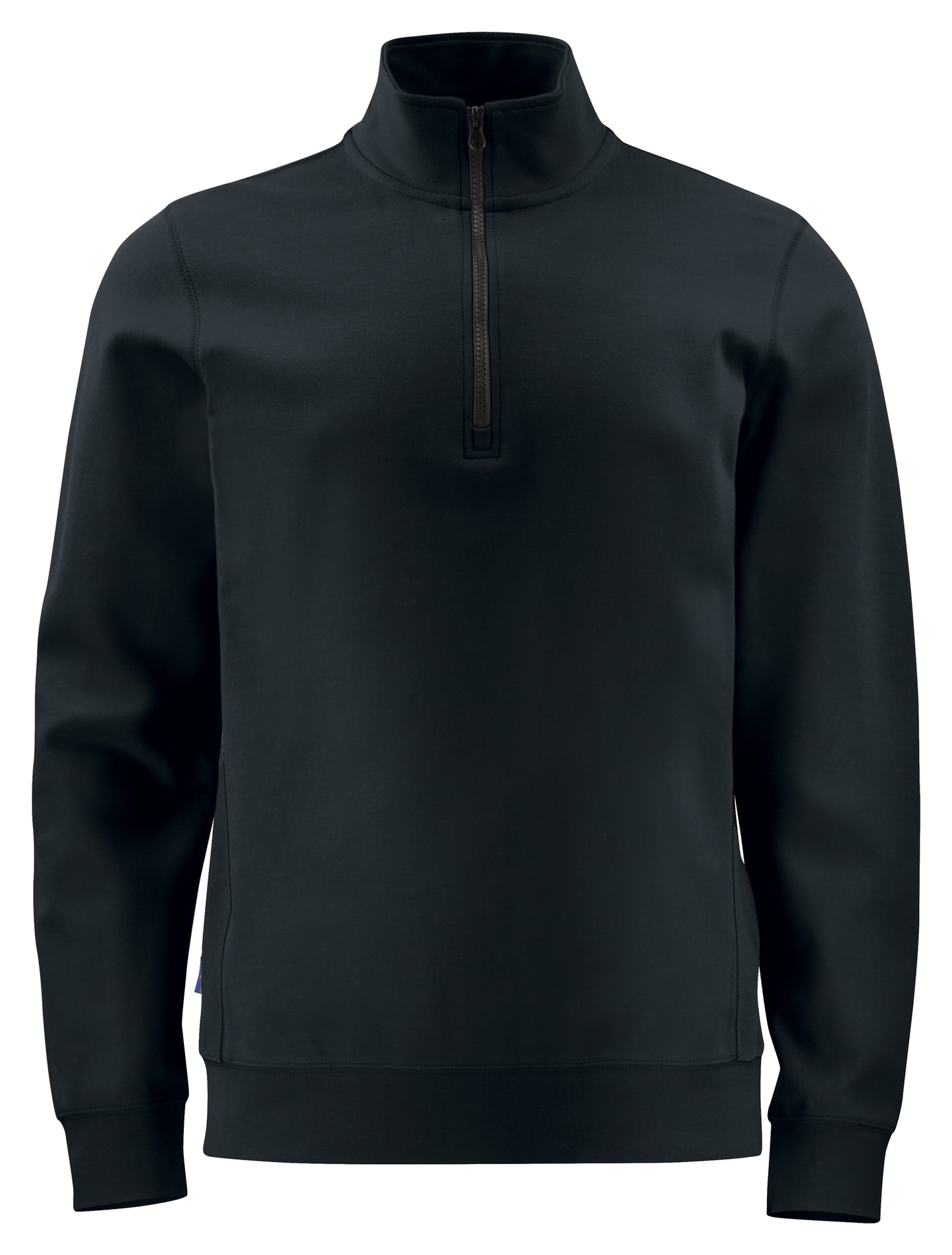 PRO JOB - 2128 Sweatshirt Half zip mit Kontrastelementen