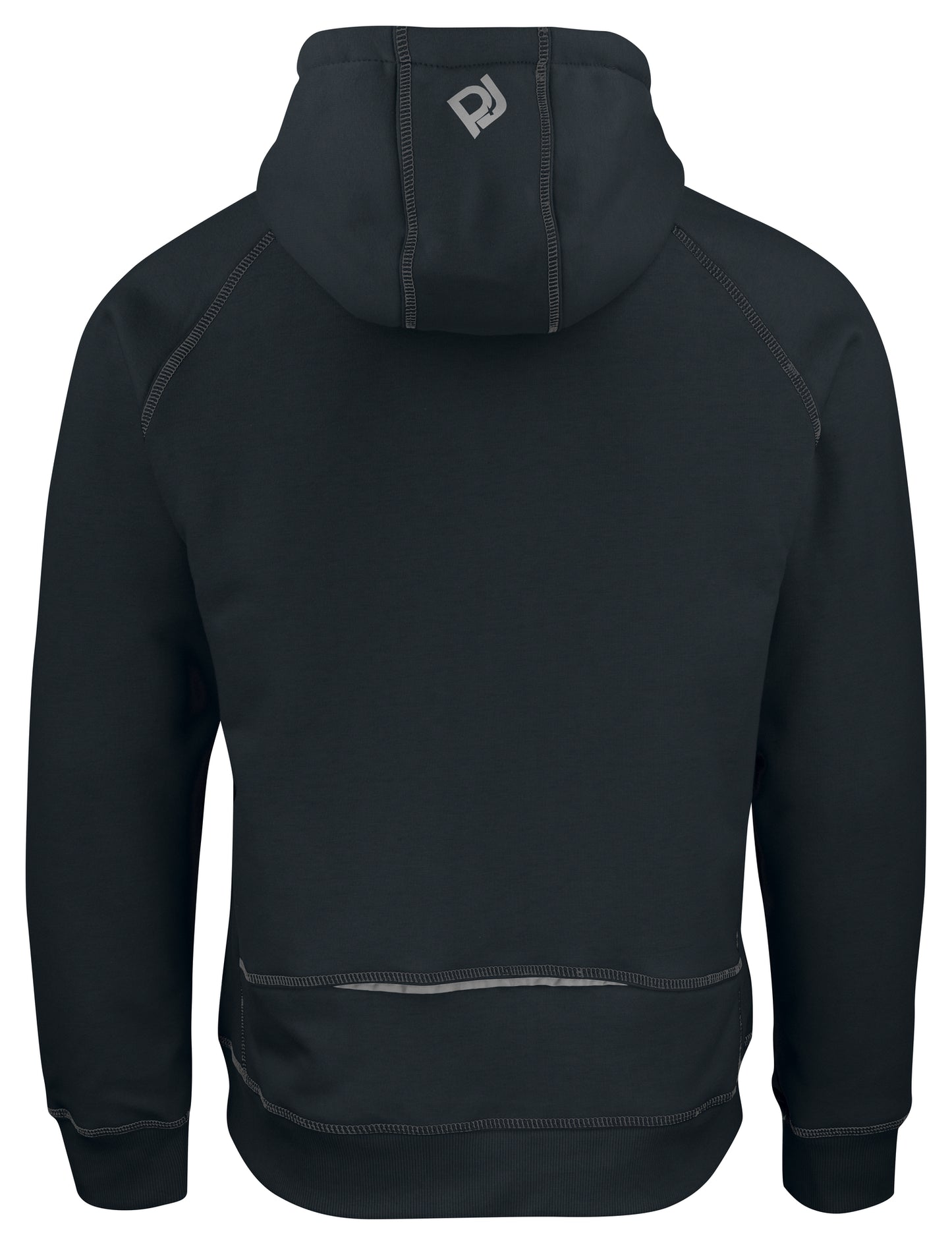 ProJob - 2130 Dickere Kapuzen Sweatshirt-Jacke mit Kontrastnähten