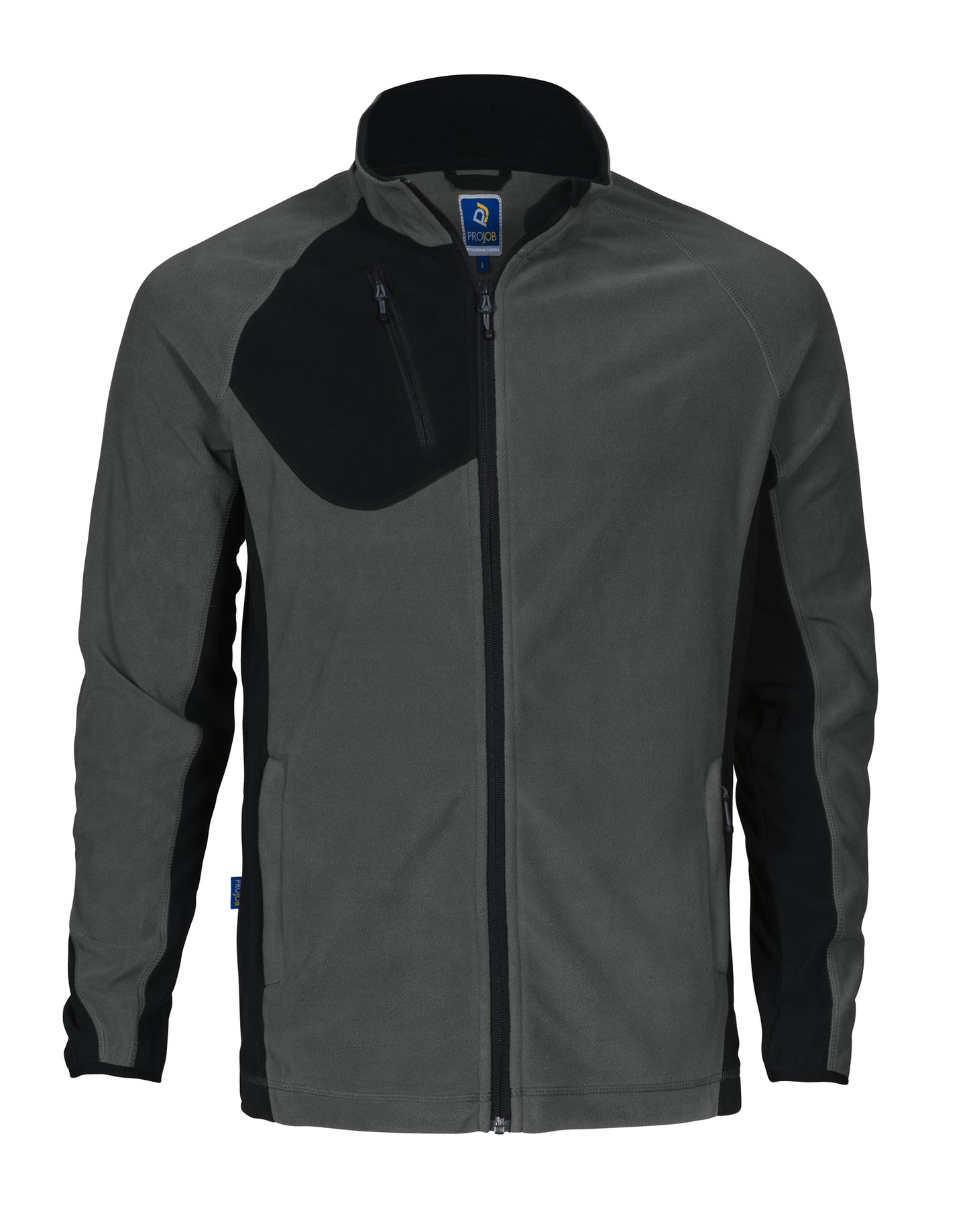 Pro Job - 2325 Microfleece Jacke mit Kontrastelementen