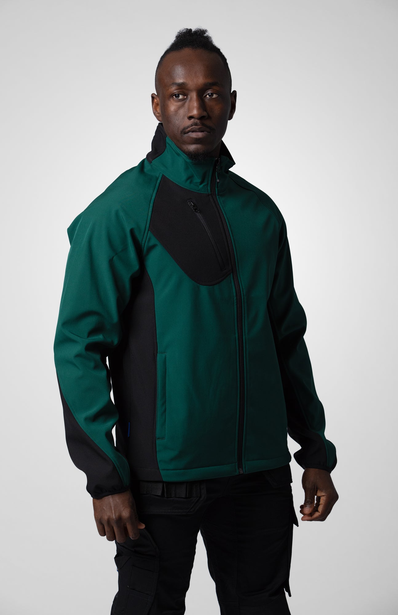 PRO JOB - 2422 Softshell Jacke mit Kontrastelementen