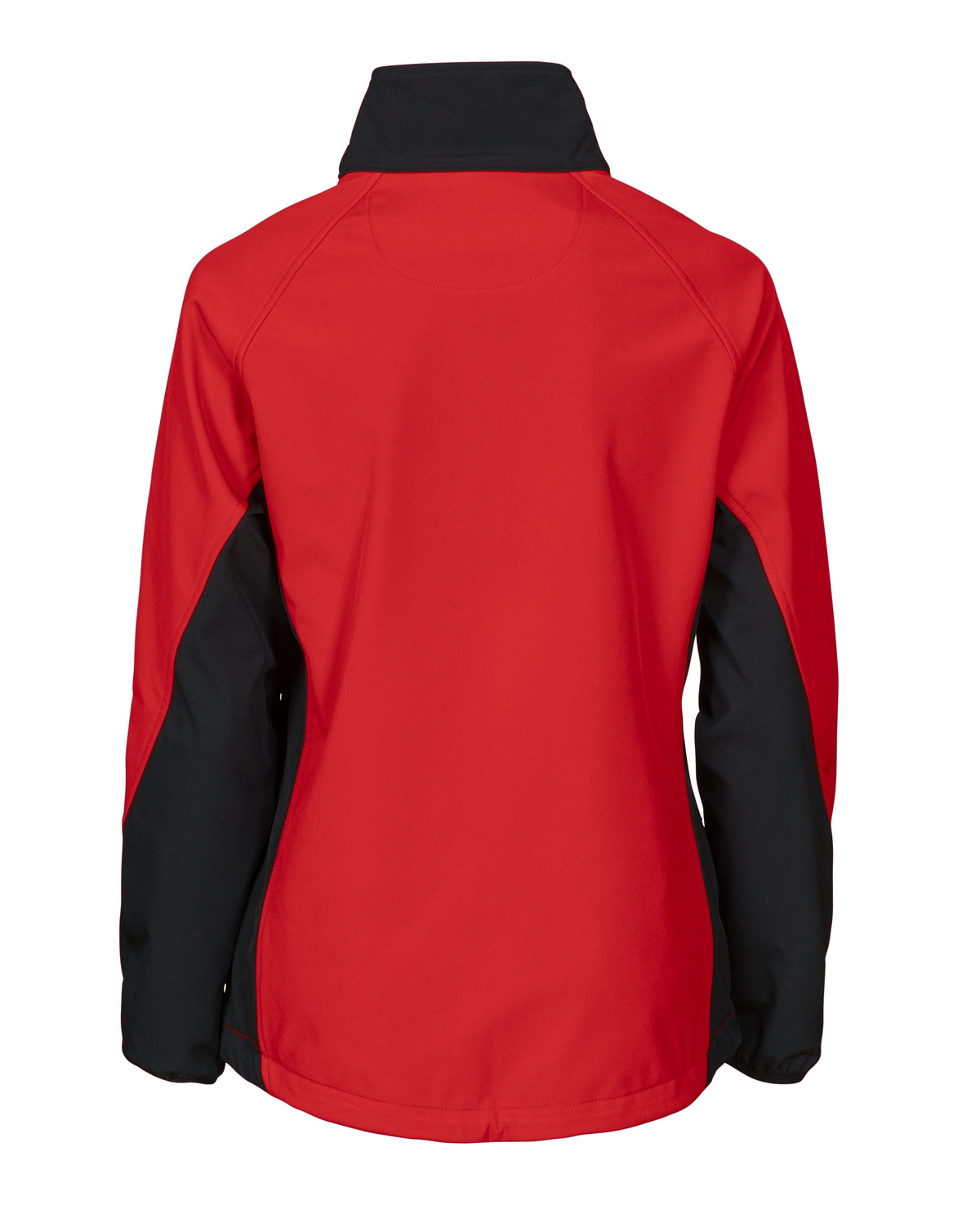 ProJob 2423 Damen Softshell Jacke mit Kontrastelementen Rot, Rückansicht