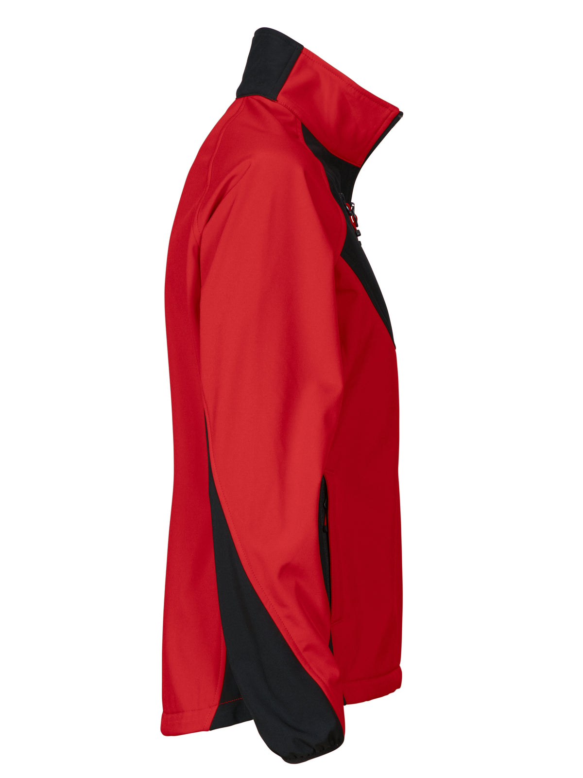 ProJob 2423 Damen Softshell Jacke mit Kontrastelementen Rot, Seitenansicht rechts