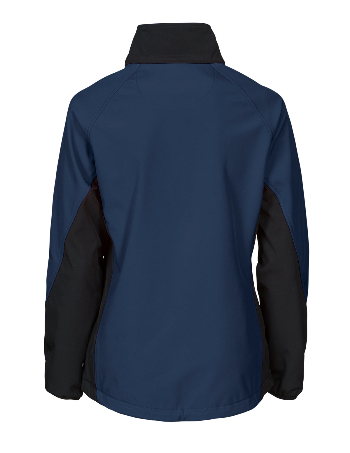 ProJob 2423 Damen Softshell Jacke mit Kontrastelementen Marine, Rückansicht